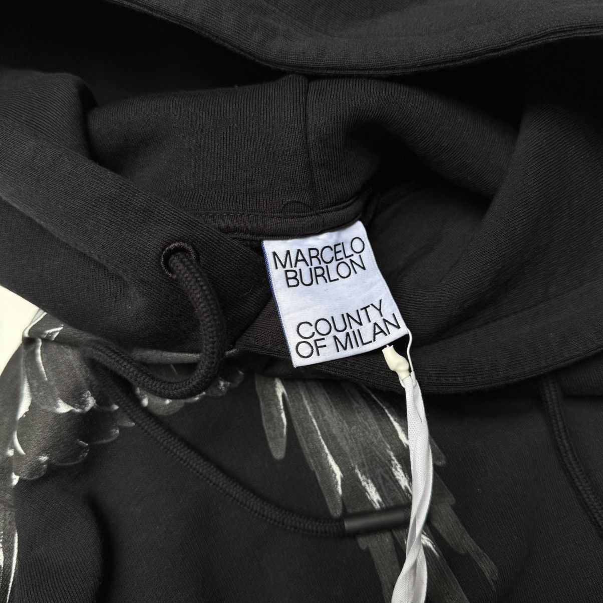 Marcelo Burlon Marcelo burlon black wings nwt hoodie Size US M / EU 48-50 / 2 - 4 Thumbnail
