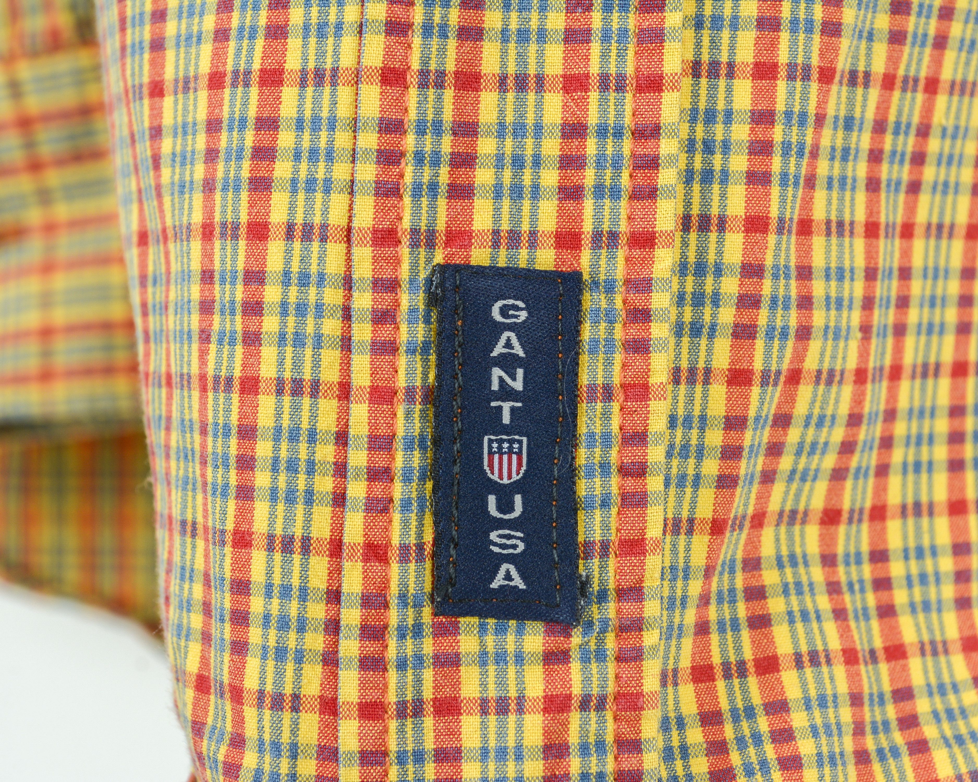 Gant 'Newport Poplin' Casual Long Sleeve Check Plaid Tartan Size US XL / EU 56 / 4 - 5 Thumbnail