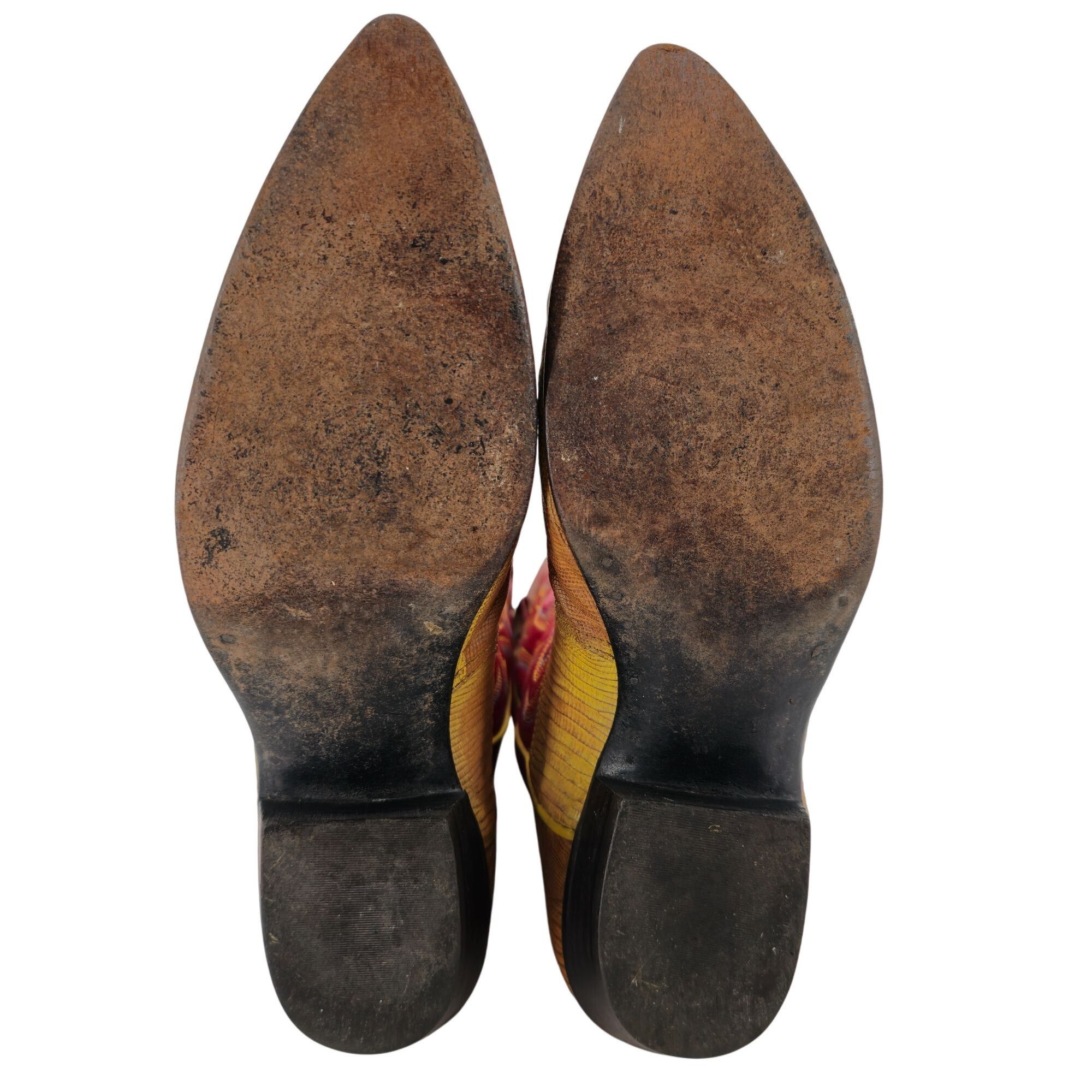 Other Stunning Womens 8C Smiths Aspen Honey Brown Lizard Cowboy W Size US 8 / IT 38 - 6 Thumbnail