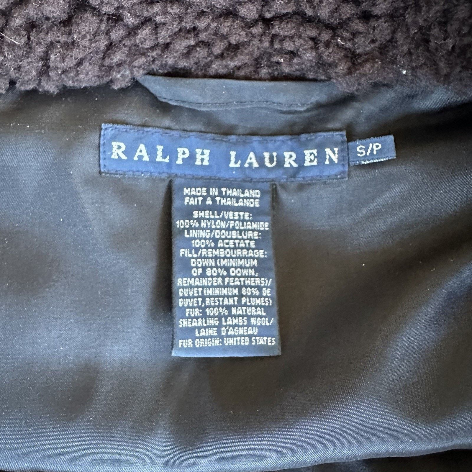 Ralph Lauren × Vintage Vintage Polo Ralph Lauren Black Bomber Flight Jacket Size S / US 4 / IT 40 - 4 Thumbnail