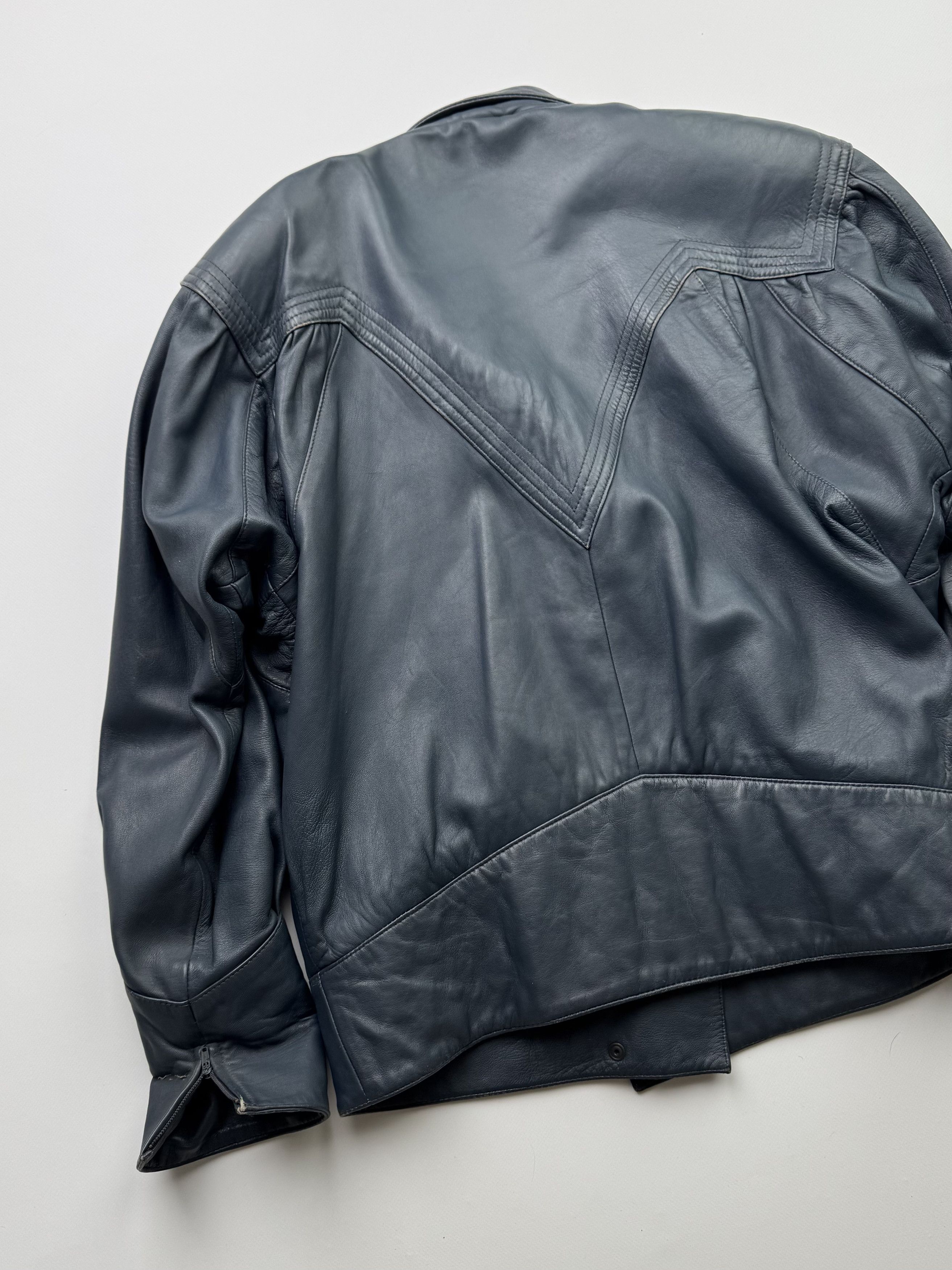 Japanese Brand Vintage Leather Jacket B517(V32)E2 Size US M / EU 48-50 / 2 - 13 Thumbnail