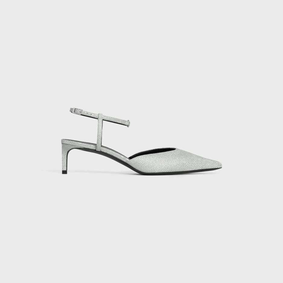 Celine o1bcso1str0625 347874441C Pumps in Silver Size US 6 / IT 36 - 1 Thumbnail