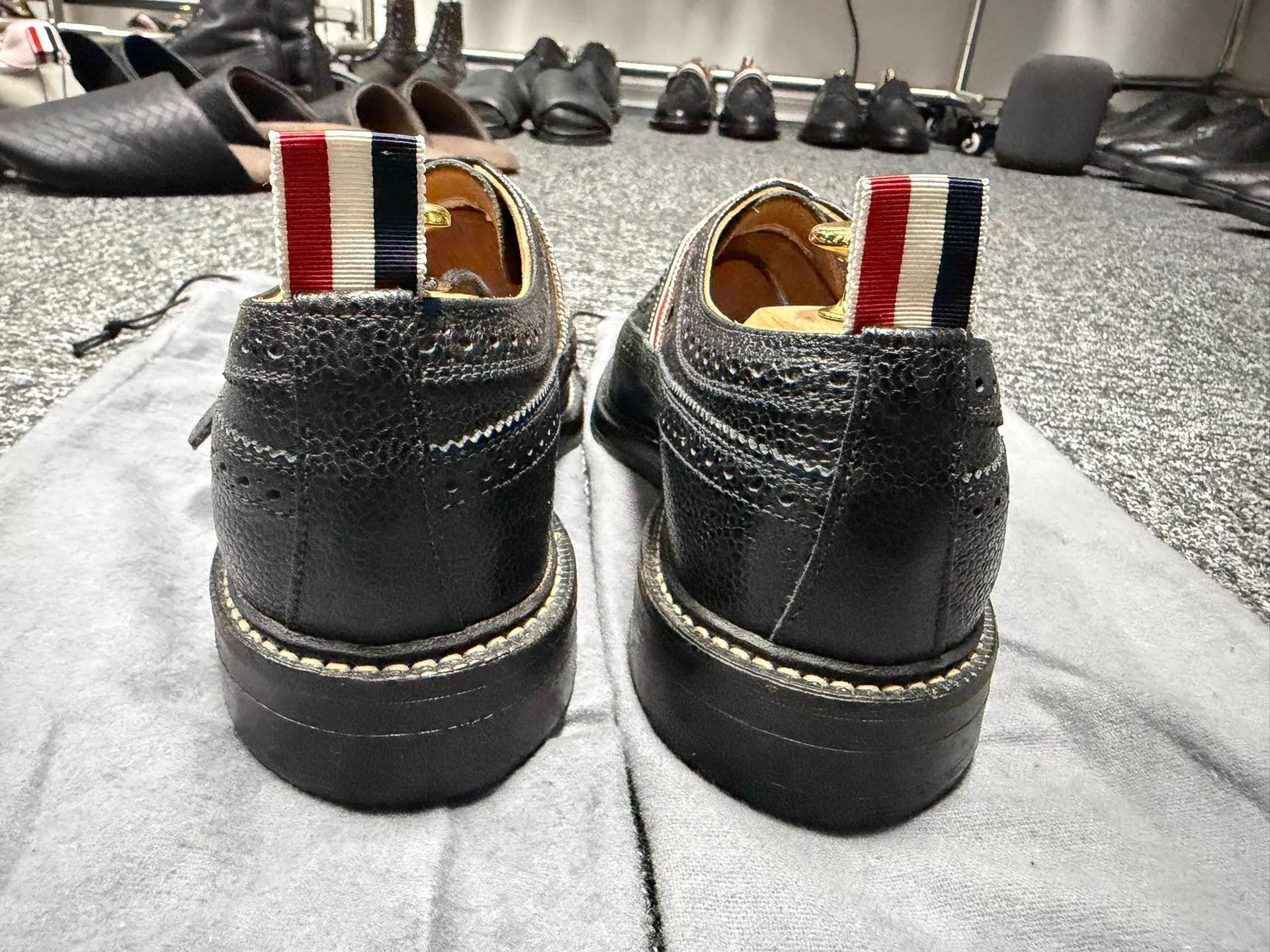 Thom Browne Thom Browne Men's Monk Strap Brogue Rubber Sole Size US 9 / EU 42 - 3 Thumbnail