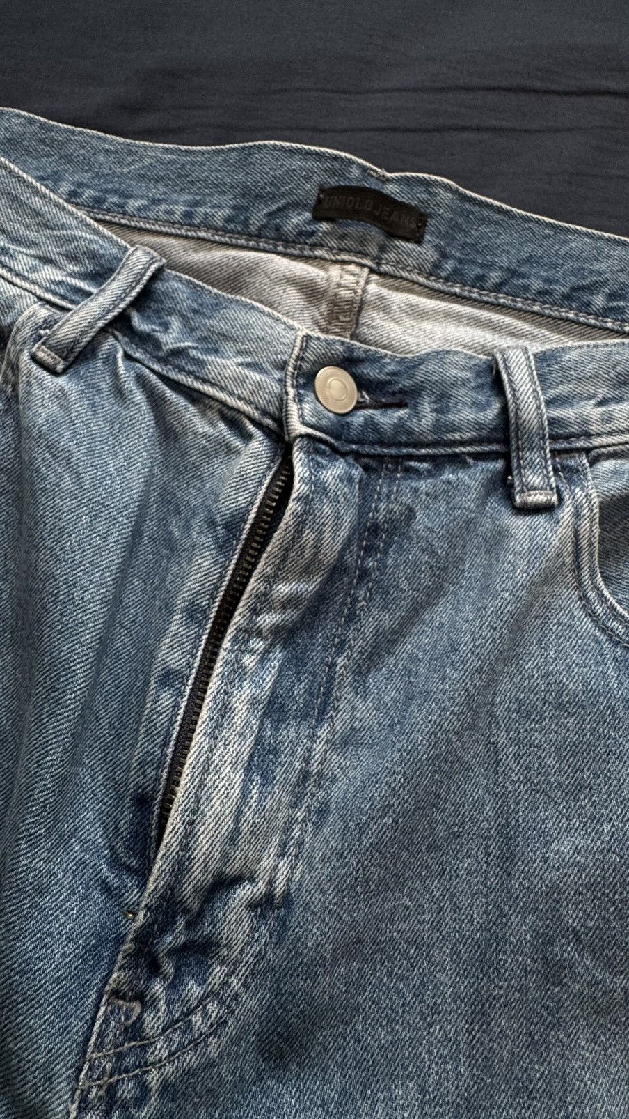 Uniqlo Uniqlo Baggy Straight Jeans Size US 34 / EU 50 - 3 Thumbnail