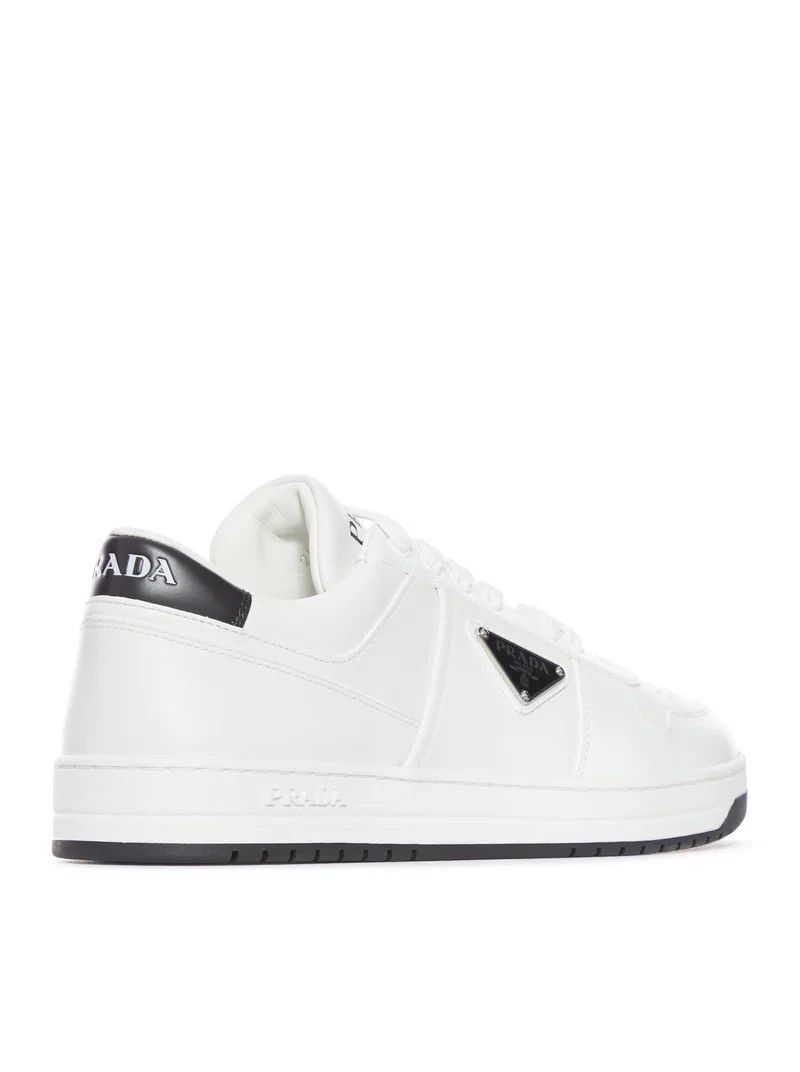 Prada PRADA Downtown $1120 W/B Leather Sneakers New Auth Size US 6 / EU 39 - 4 Thumbnail