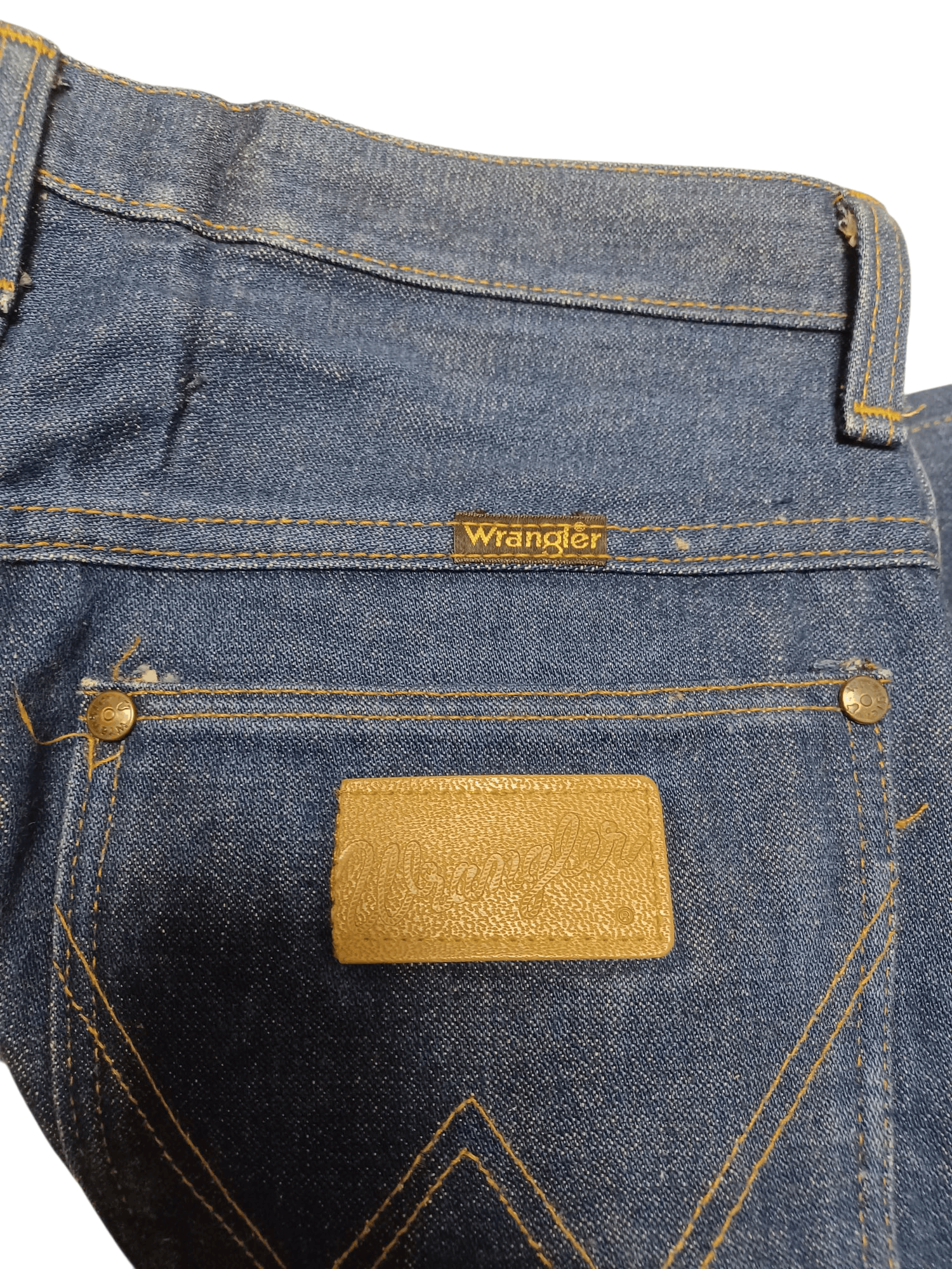 Wrangler WRANGLER FIRE ARCHIVAL 70S 80S 31 CM LEG OPENING JEANS DENIM Size US 30 / EU 46 - 6 Thumbnail
