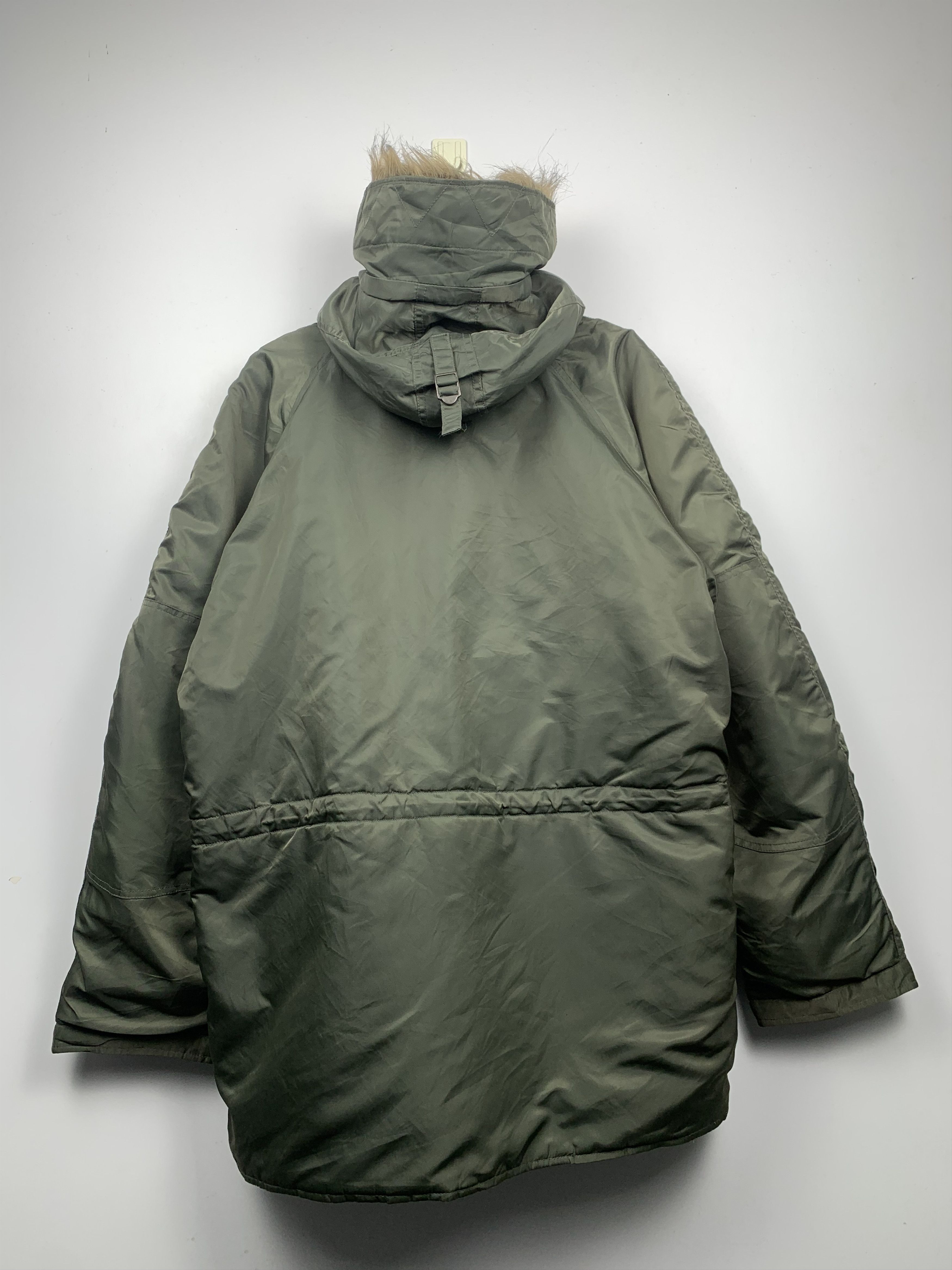 Avirex Vintage Avirex Sherpa Hoodie Bomber Parka Jacket J1204 Size US L / EU 52-54 / 3 - 3 Thumbnail