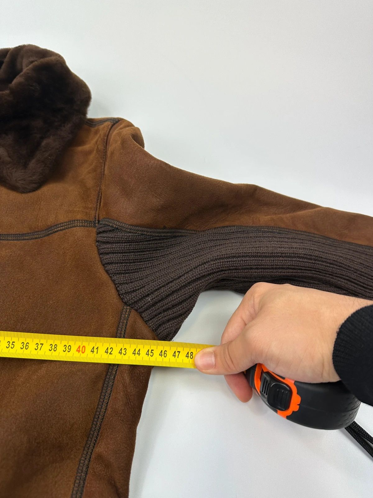 Prada Prada Sport FW01-05 Brown Leather & Wool Belted Coat Size L / US 10 / IT 46 - 19 Thumbnail