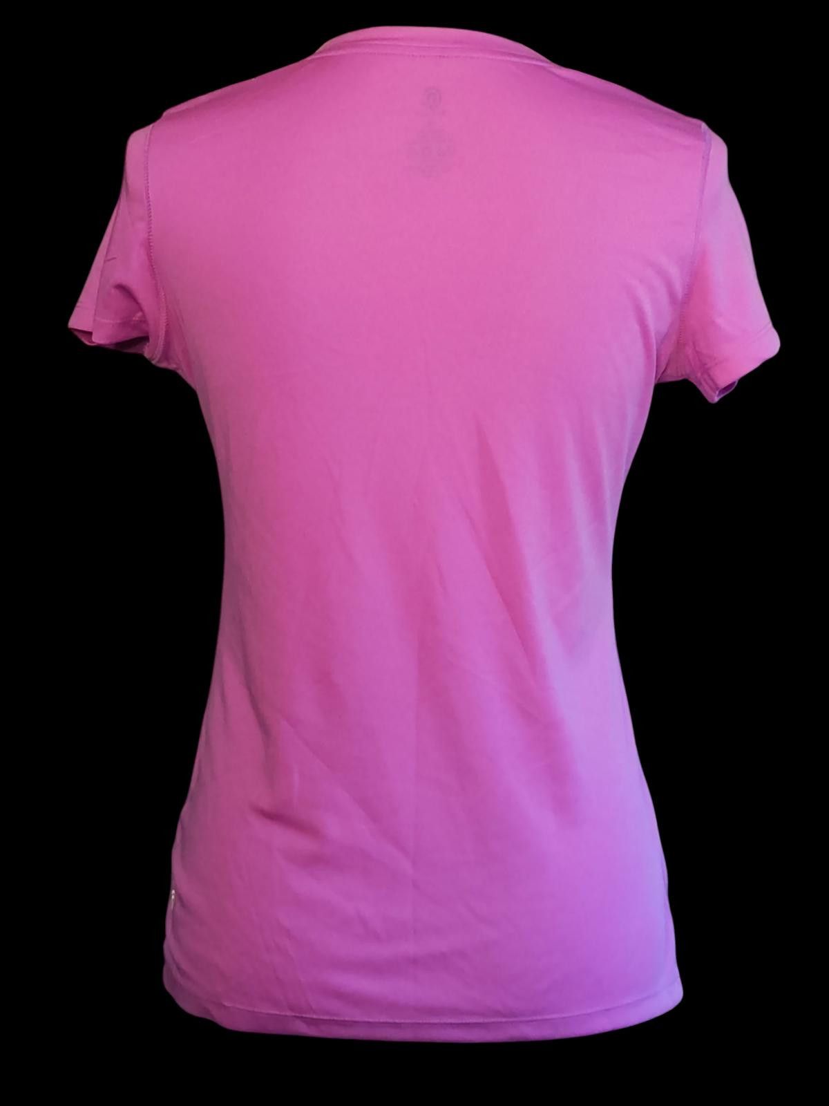 Champion Champion Women's Classic V-Neck Short Sleeve T-Shirt in Pink Size M / US 6-8 / IT 42-44 - 6 Thumbnail