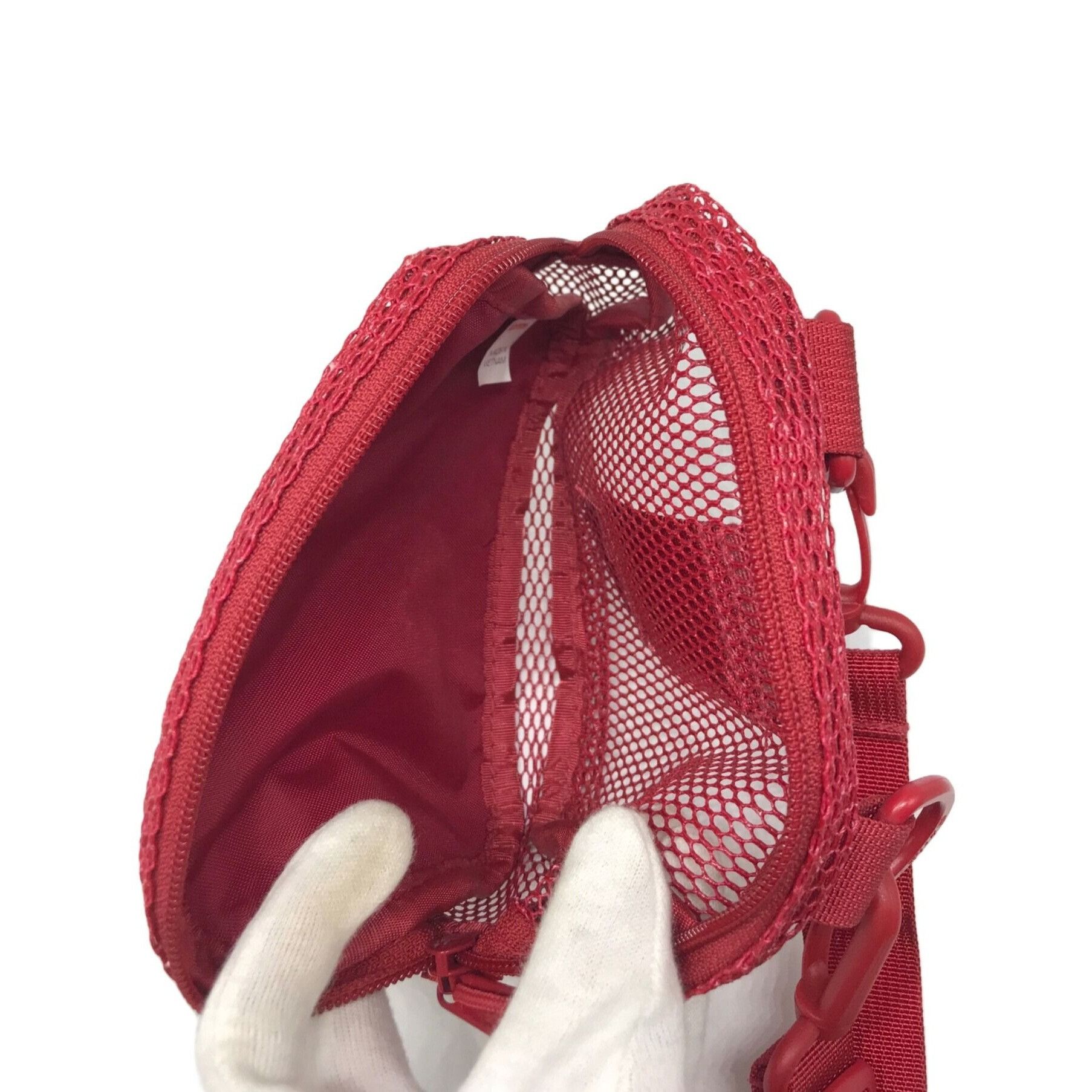 Supreme SUPREME Logo Mesh Small Shoulder Bag Red Size ONE SIZE - 4 Thumbnail
