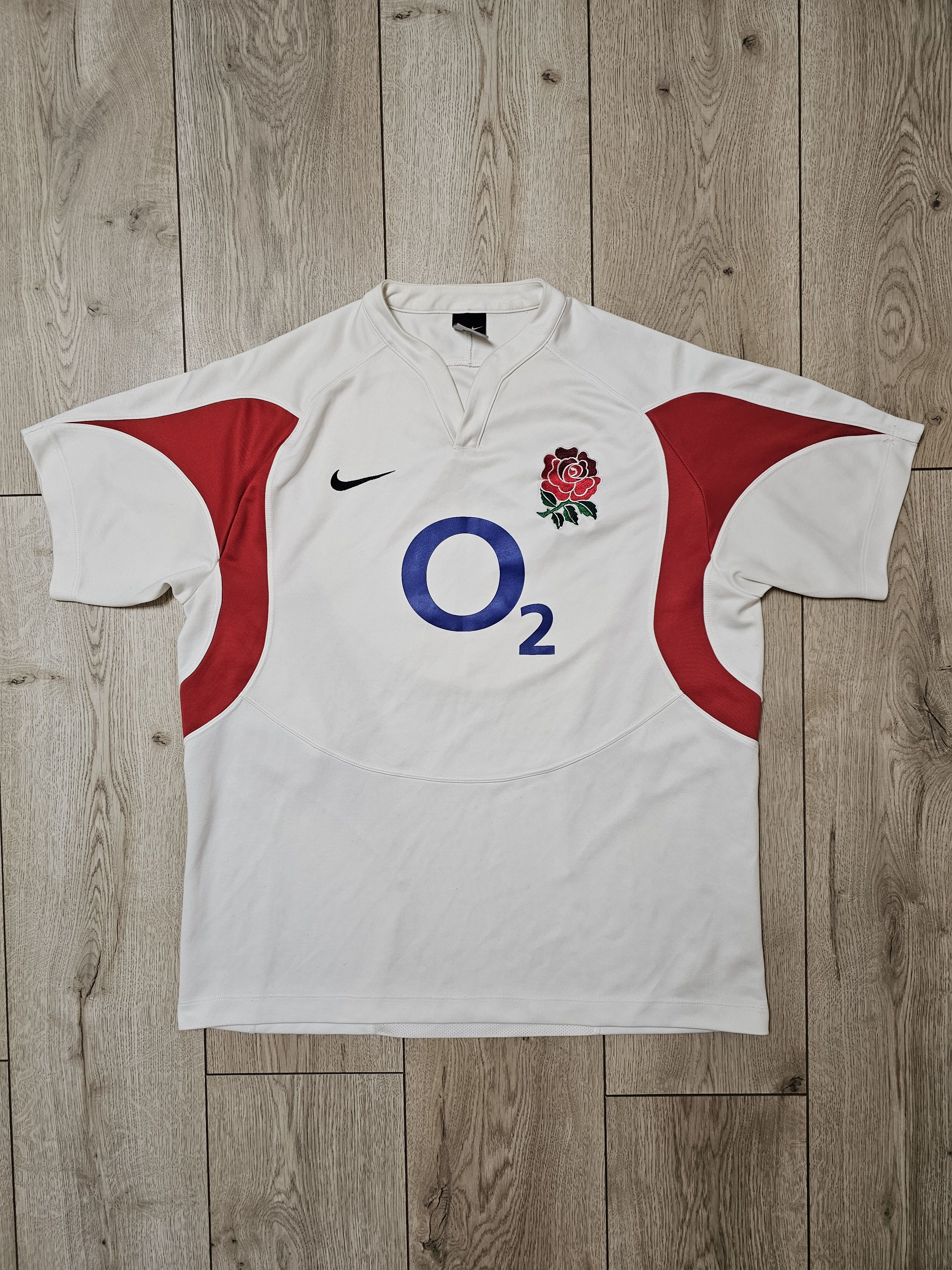 Nike × Vintage ENGLAND VINTAGE JERSEY RUGBY UNION HOME SHIRT RUGBY JERSEY Size US L / EU 52-54 / 3 - 1 Thumbnail