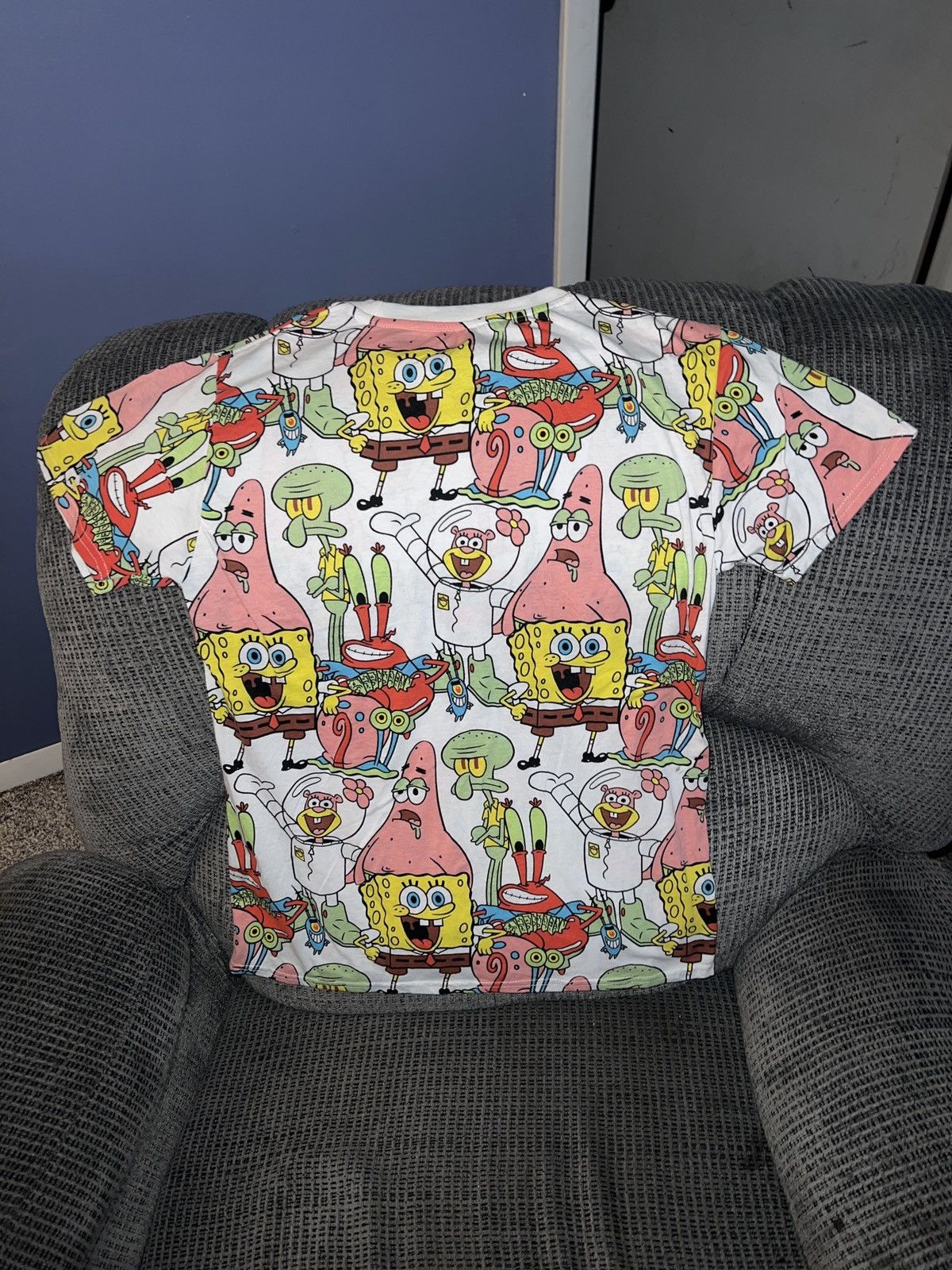 Nickelodeon Nickelodeon SpongeBob SquarePants All-Over Tee Size US M / EU 48-50 / 2 - 3 Thumbnail