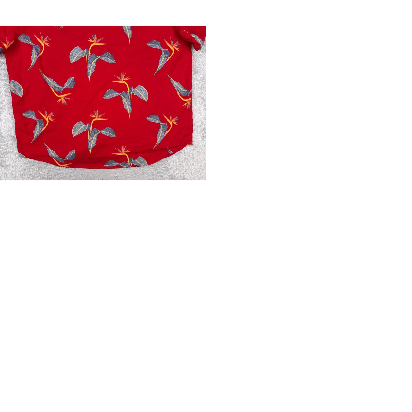 Vintage No Boundaries Shirt Mens 3XL XXXL Red Hawaiian Floral Cotton Blend Button-Up Size US XXL / EU 58 / 5 - 10 Thumbnail