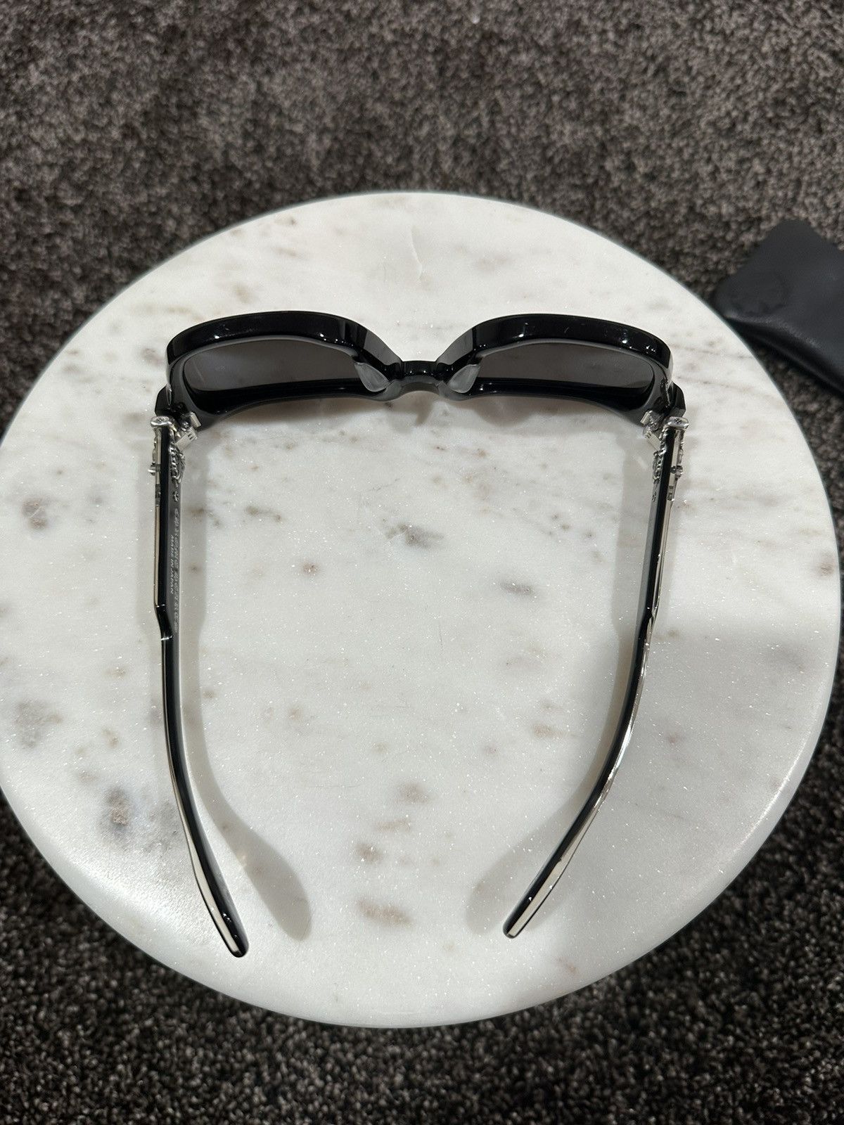 Chrome Hearts Chrome Hearts Box Officer Silver Dagger Black Sunglasses Size ONE SIZE - 7 Thumbnail