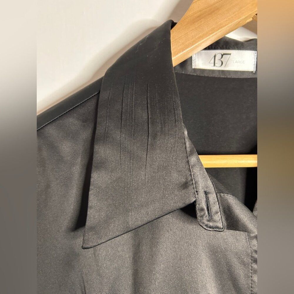 Other Toronto Designed 427 Black Kali Dress in 90% Silk and 10% L Size M / US 6-8 / IT 42-44 - 6 Thumbnail