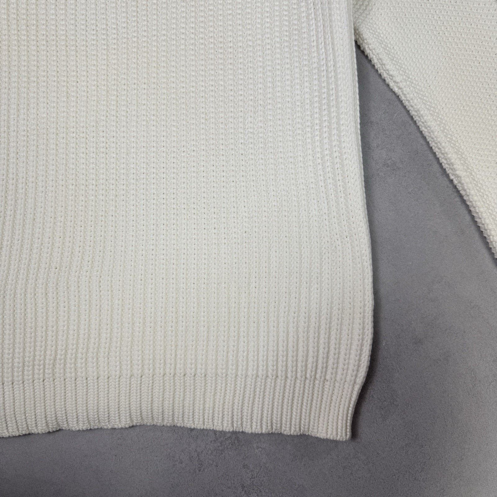 Ann Demeulemeester Ann Demeulemeester Men White Sweater Size S Oversized Size US S / EU 44-46 / 1 - 18 Thumbnail