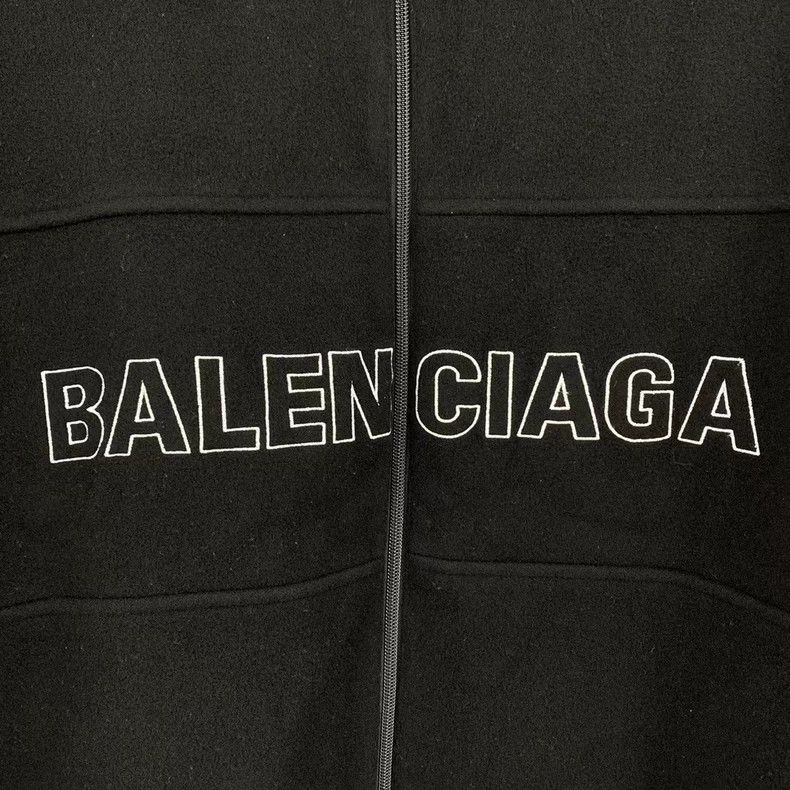 Balenciaga Balenciaga Front Letter Fleece Zip-Up Jacket Size US S / EU 44-46 / 1 - 3 Thumbnail