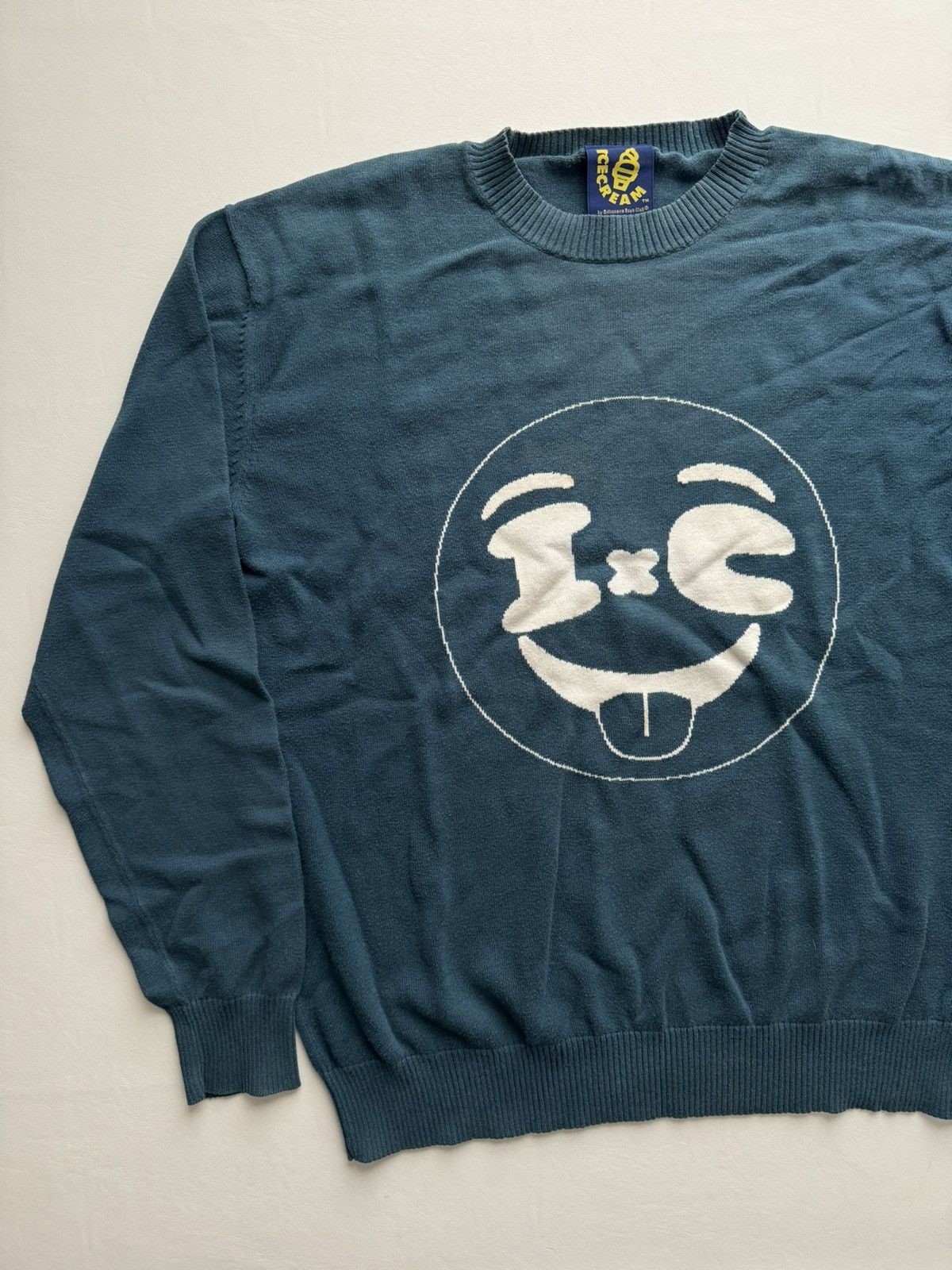 Billionaire Boys Club Season 8 Ice Cream Panda Face Knit Sweater Size US L / EU 52-54 / 3 - 1 Thumbnail