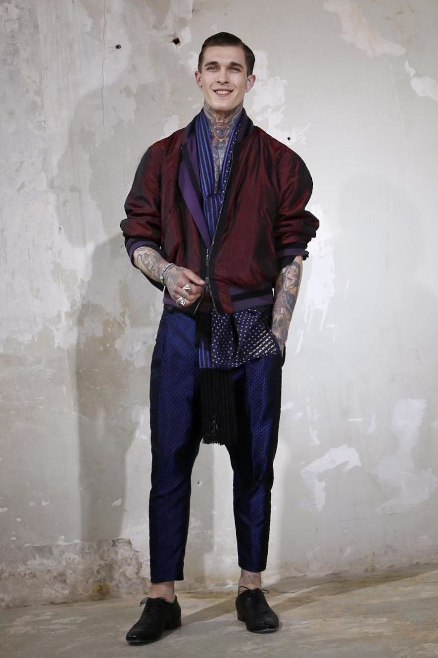 Haider Ackermann SS14 Black Jacquard Silk Trousers Size US 32 / EU 48 - 8 Thumbnail