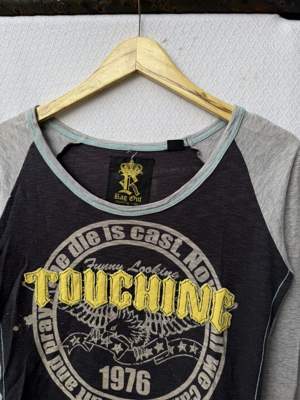 Hysteric Glamour RagOut Starting Over Patched Longsleeve Size US M / EU 48-50 / 2 - 5 Thumbnail