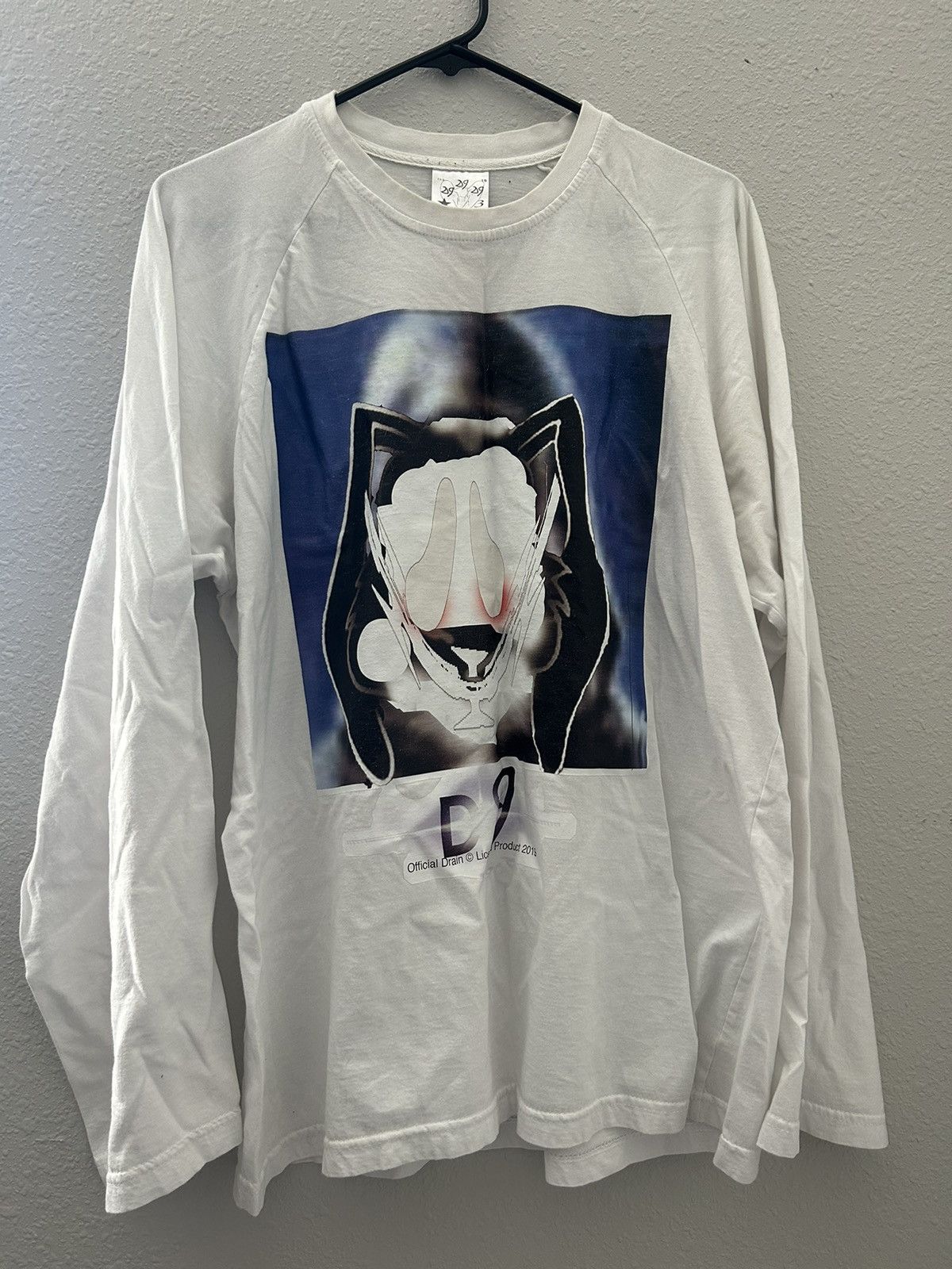 Drain Gang × Sad Boys Bladee “Rabbit” Long sleeve (2019) Size US L / EU 52-54 / 3 - 1 Thumbnail