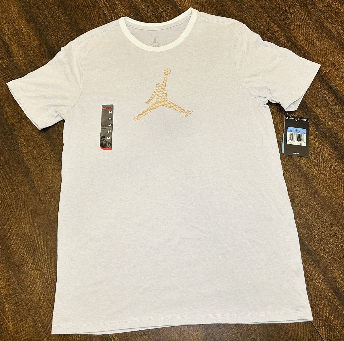 Nike NWT Jordan Nike Dri-Fit Flight T-Shirt Men’s Gray-Medium Size US M / EU 48-50 / 2 - 1 Thumbnail
