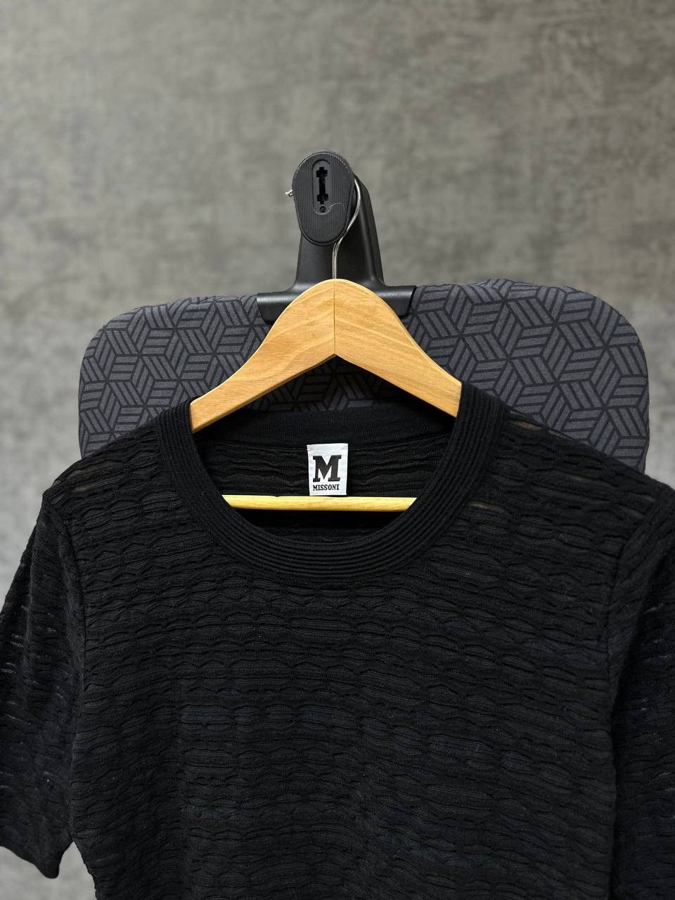 Missoni × Vintage Vintage Missoni Black Women T-shirt Size M / US 6-8 / IT 42-44 - 8 Thumbnail