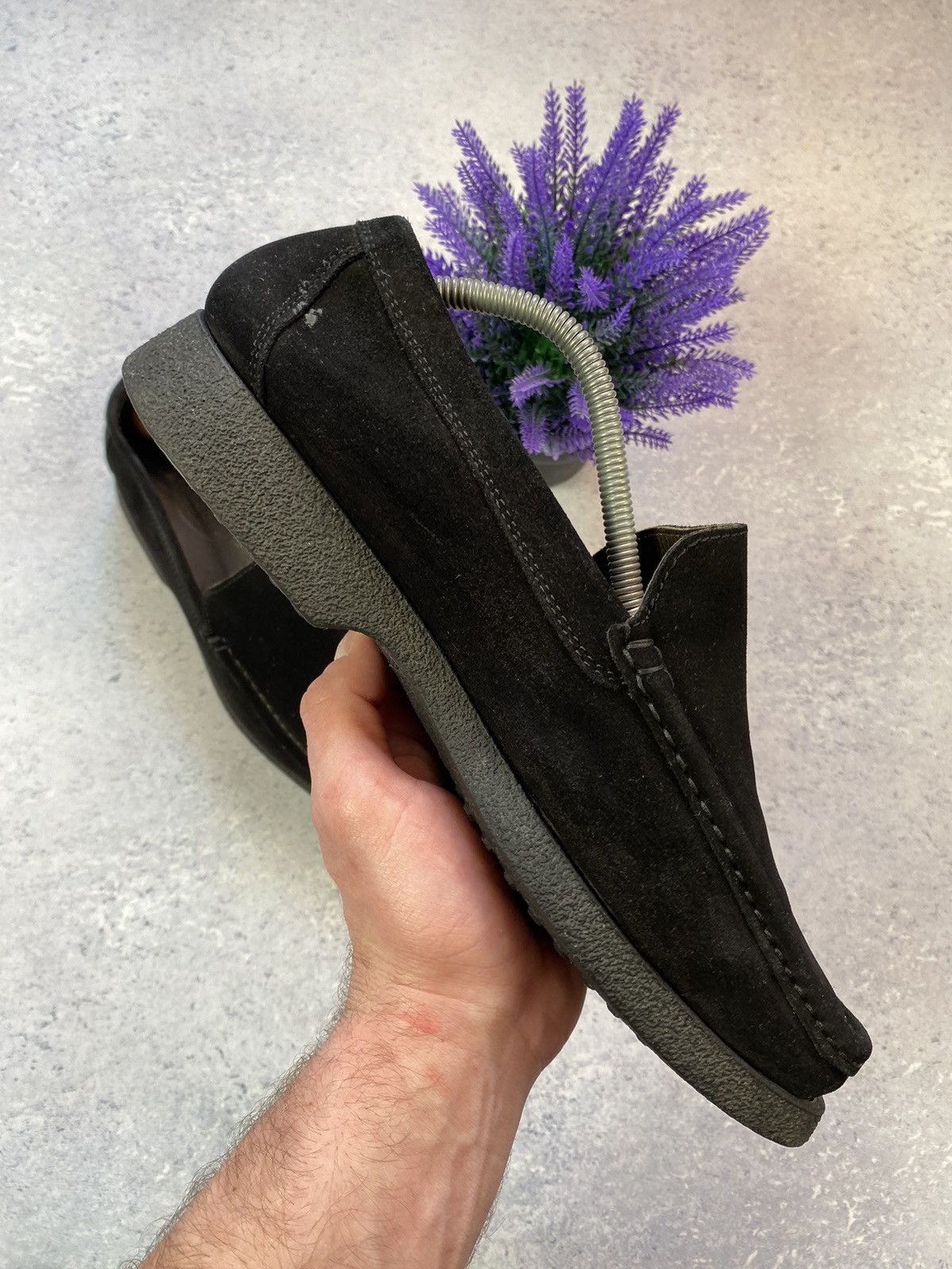 Designer Joss Black Men’s Suede Shoes Size EUR 43 Size US 10 / EU 43 - 15 Thumbnail