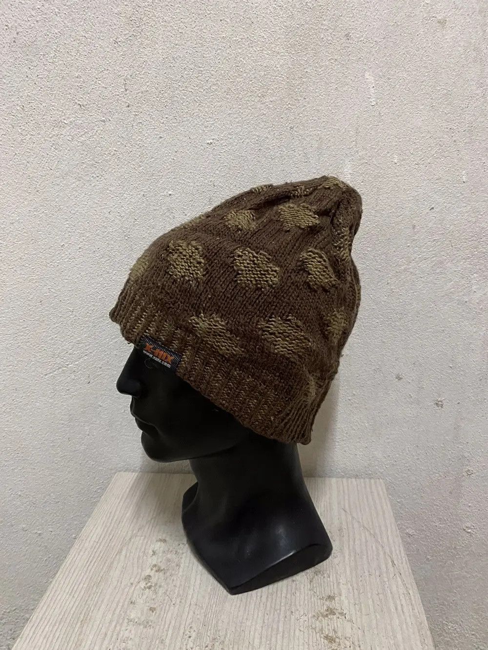 Japanese Brand Japanese Brand Xnix Distressed Rare Design Beanie Hat Size ONE SIZE - 2 Thumbnail