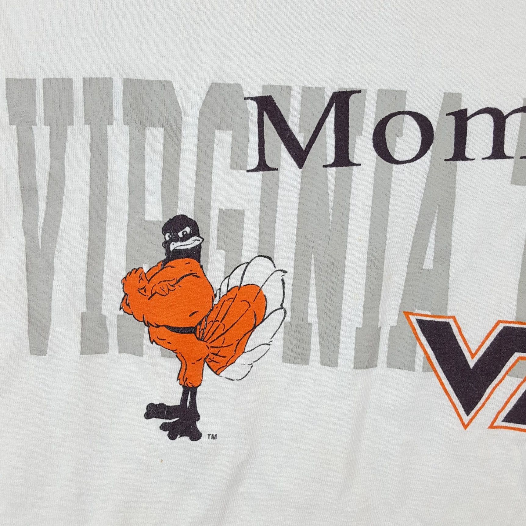 Soffe Vintage Virginia Tech Hokies NCAA T-Shirt Men XL White Retro College Football Varsity Y2K Size US XL / EU 56 / 4 - 3 Thumbnail