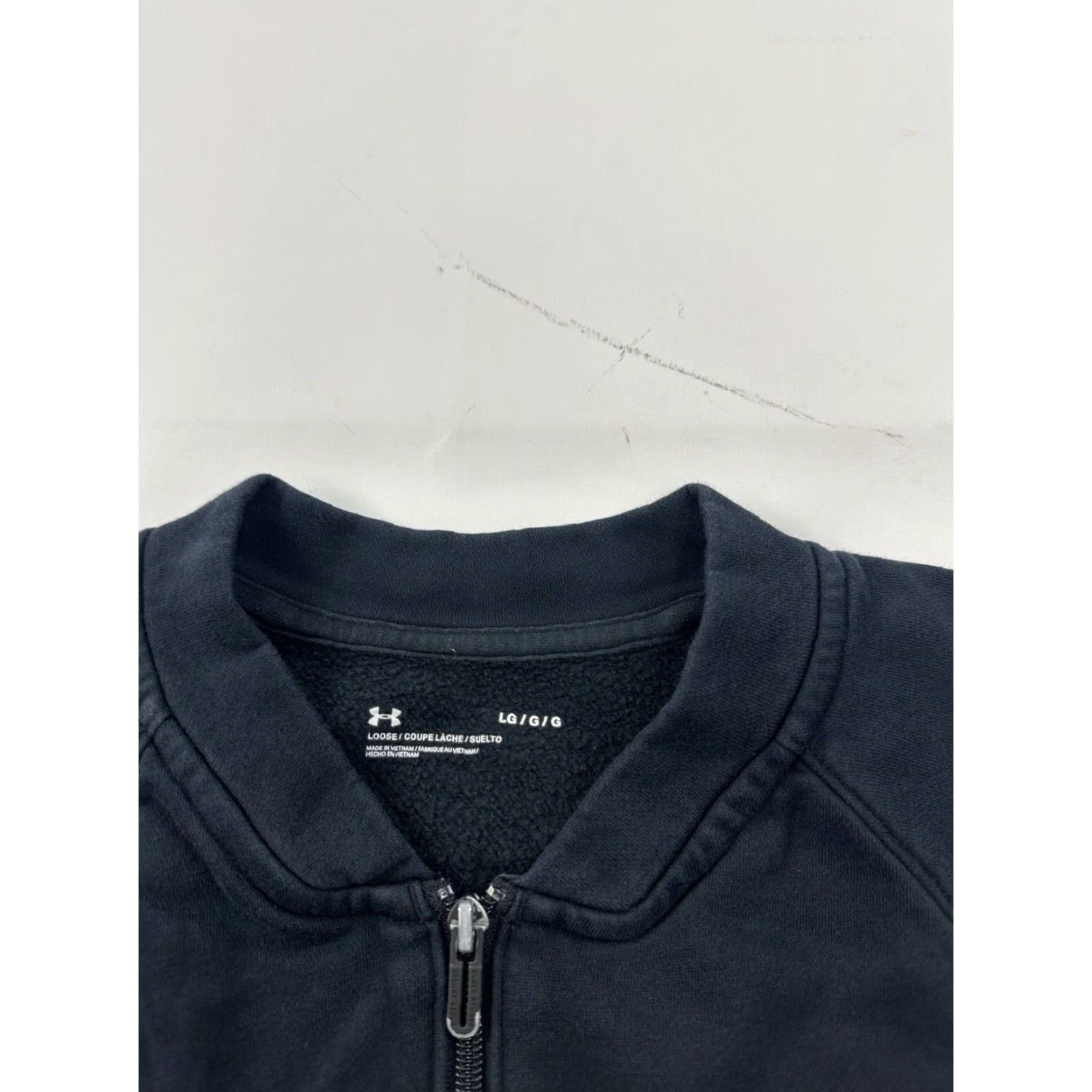 Under Armour Under Armour Jacket Womens Large Black Full Zip Up Loose Fit Size L / US 10 / IT 46 - 4 Thumbnail