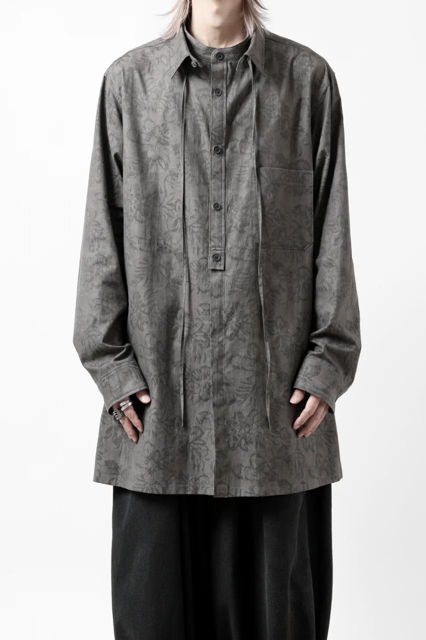 Y's for Men Yohji Yamamoto Y's for men - FLORAL JACQUARD SHIRT Size US L / EU 52-54 / 3 - 6 Thumbnail