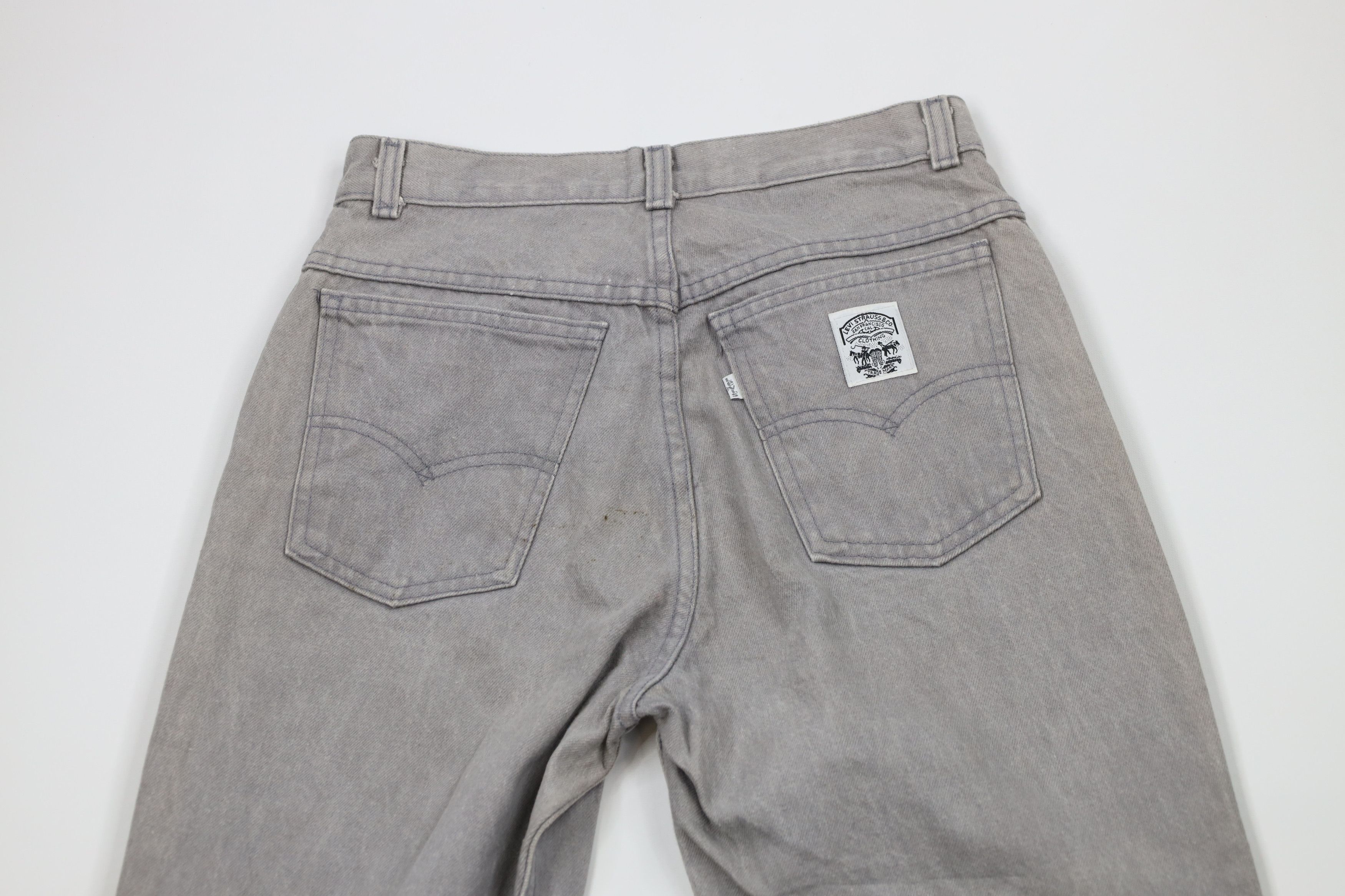 Levi's × Vintage Vintage 80s Levis Relaxed Tapered Leg Denim Jeans Gray USA Size 34" / US 12 / IT 48 - 11 Thumbnail
