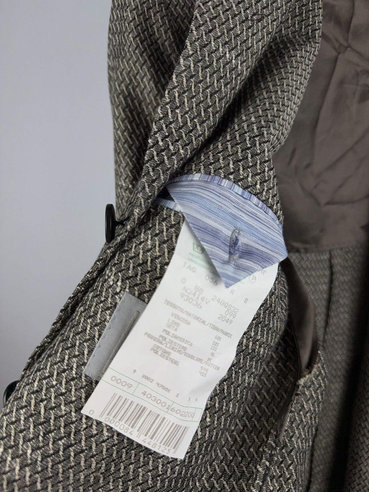 Missoni × Vintage Luxury Missoni Uomo Suit Blazer Jacket L / 44R Size 44R - 11 Thumbnail