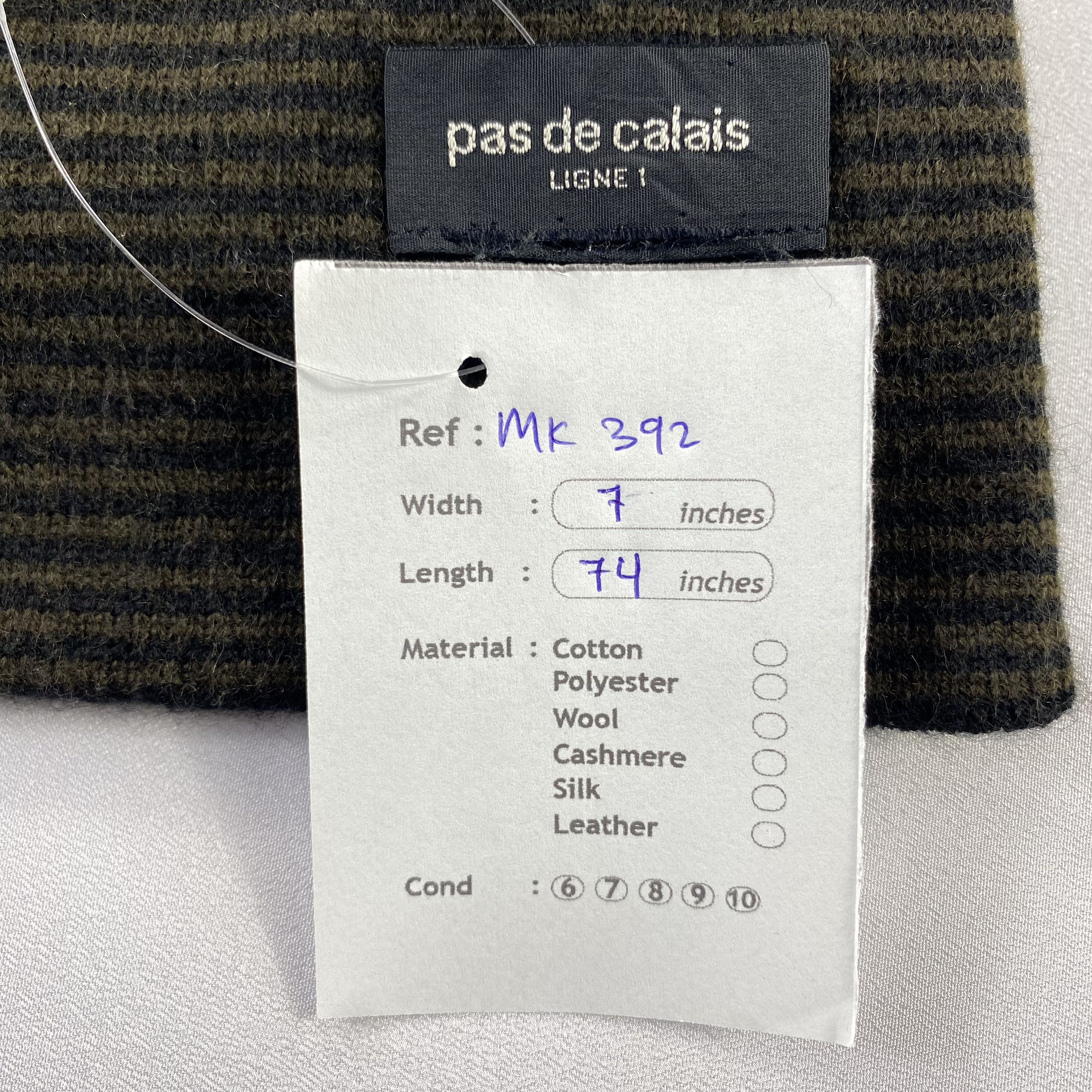Pas de Calais Pas De Calais Scarf Neck Wrap Wool Muffler Size ONE SIZE - 5 Thumbnail