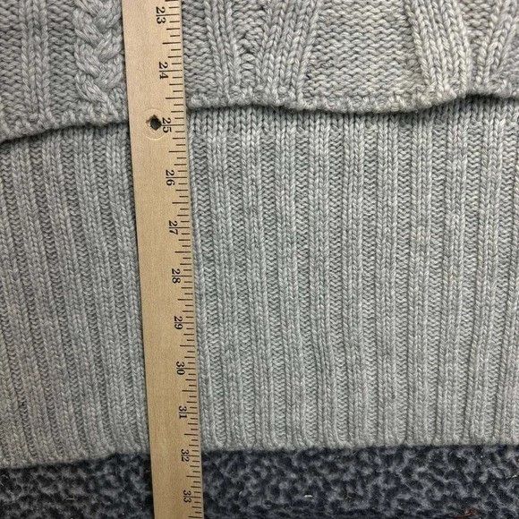 Bcbgmaxazria BCBG Max Azria Sweater XS-S Cable Knit Turtleneck Lambswool Size XS / US 0-2 / IT 36-38 - 4 Thumbnail