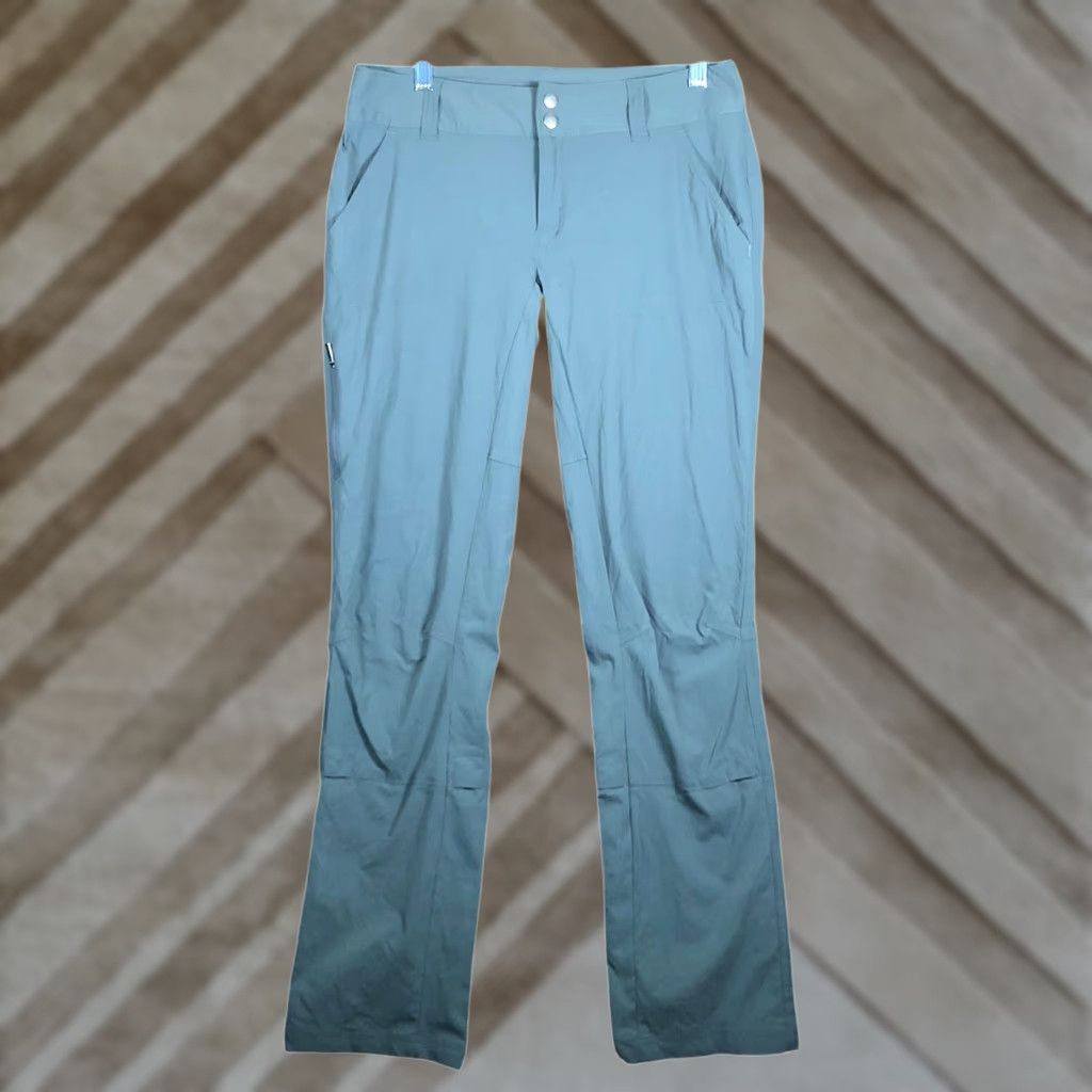 Vintage Columbia Women Pants Dark Gray Omni-Shade Advanced Repellency Straight Stretch 6 Size 28" / US 6 / IT 42 - 1 Thumbnail