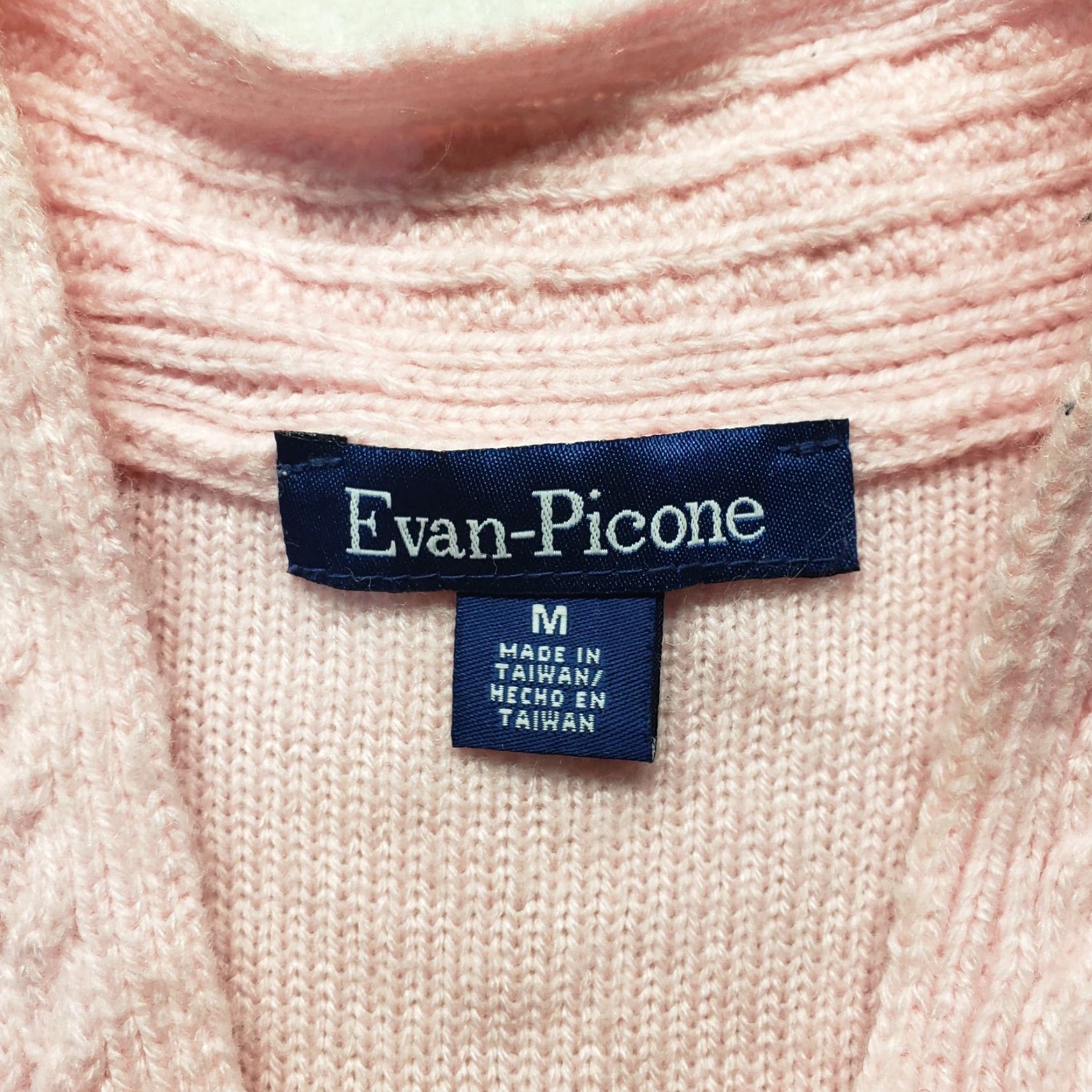 Evan Picone Evan Picone Pink Shawl Collar Pullover Sweater Long Sleeve Adult Womens M Medium Size M / US 6-8 / IT 42-44 - 3 Thumbnail
