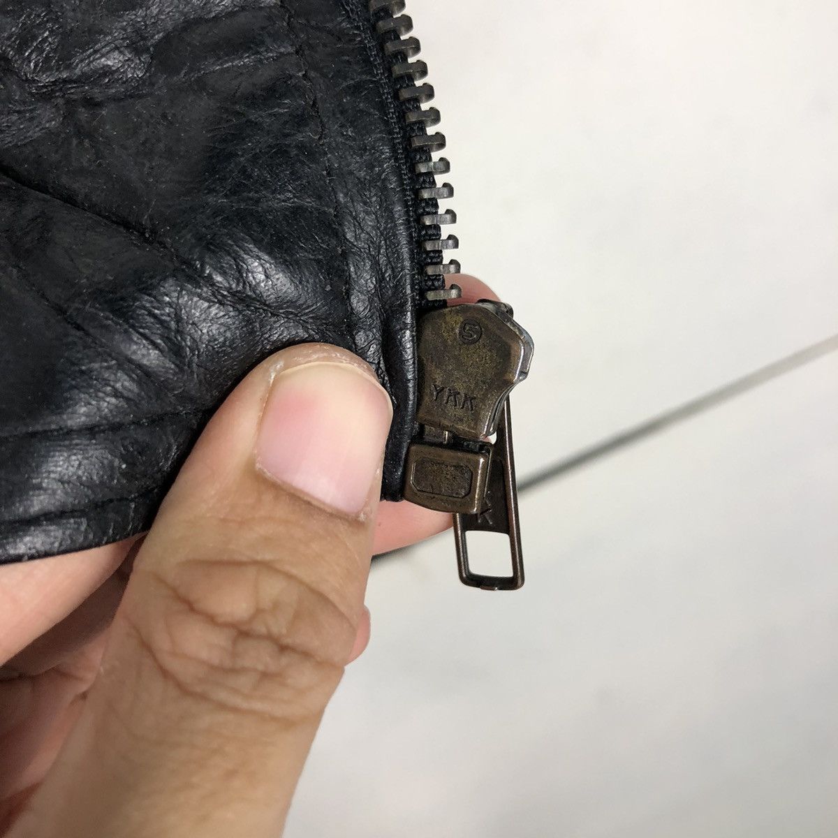 Japanese Brand × Vintage 📌Vintage Biker Leather Jacket Blanket Zania Issey Miyake Size US L / EU 52-54 / 3 - 18 Thumbnail