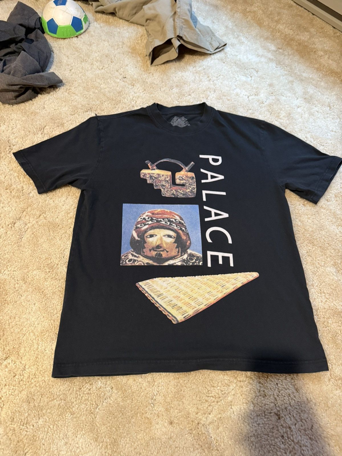 Palace Palace Pal-Ace T-Shirt Black Size XL | Grailed