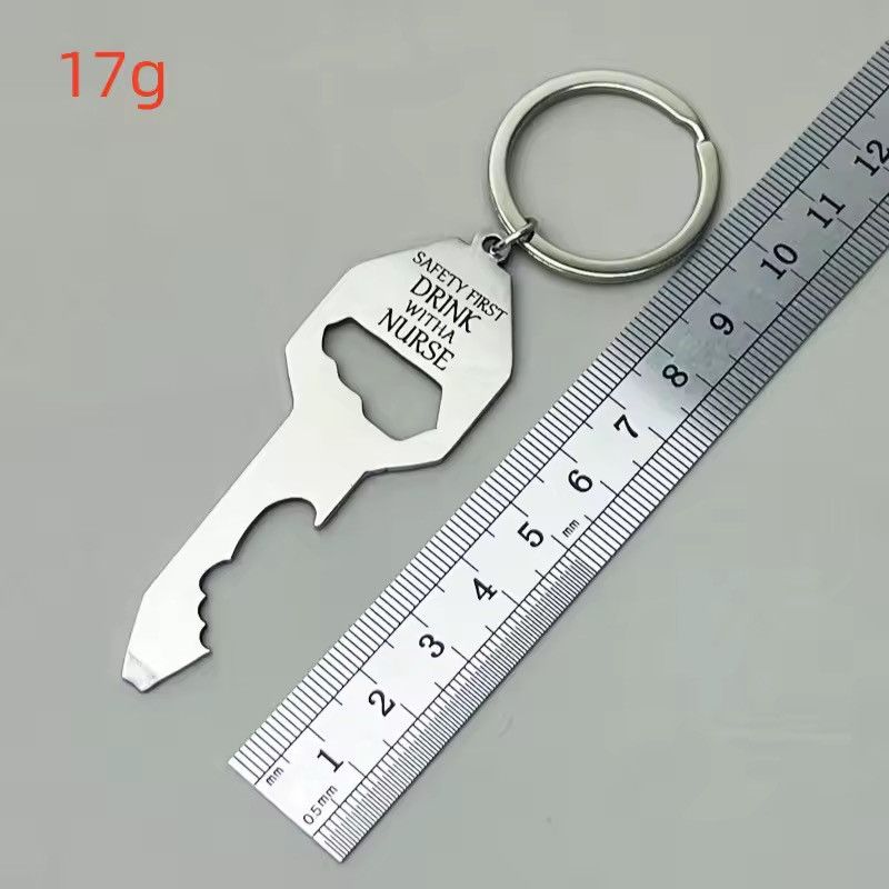 Japanese Brand Black Jeans Carabiner with Accessories and Bottle Opener Size ONE SIZE - 6 Thumbnail