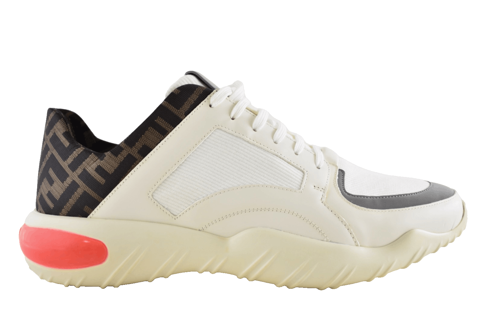 Fendi Fendi FF Tec Fabric Logo Sneaker Flat Trainer UK 9.5 US 10.5 Size US 10.5 / EU 43-44 - 1 Thumbnail