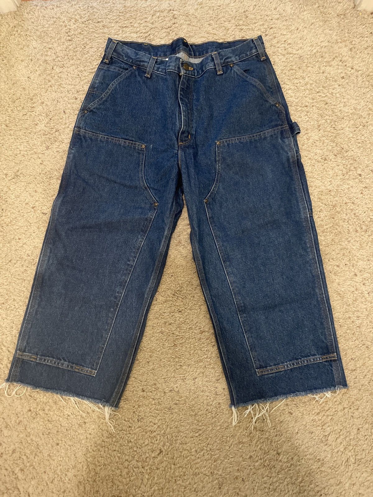 image of Cropped Carhartt Double-Front in Denim, Men's (Size 36)