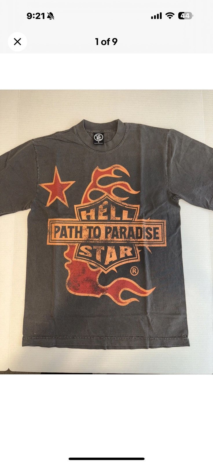 HELLSTAR Hellstar Studios Biker Tour Tee Gray NWOT Size Small Size US S / EU 44-46 / 1 - 1 Thumbnail