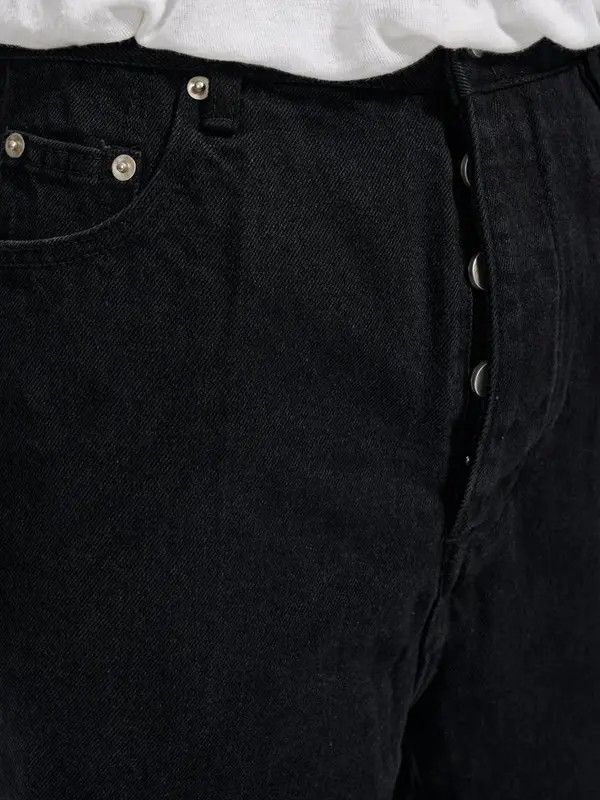VIBE Chunky Black Stacked Denim Jeans Size US 32 / EU 48 - 4 Thumbnail