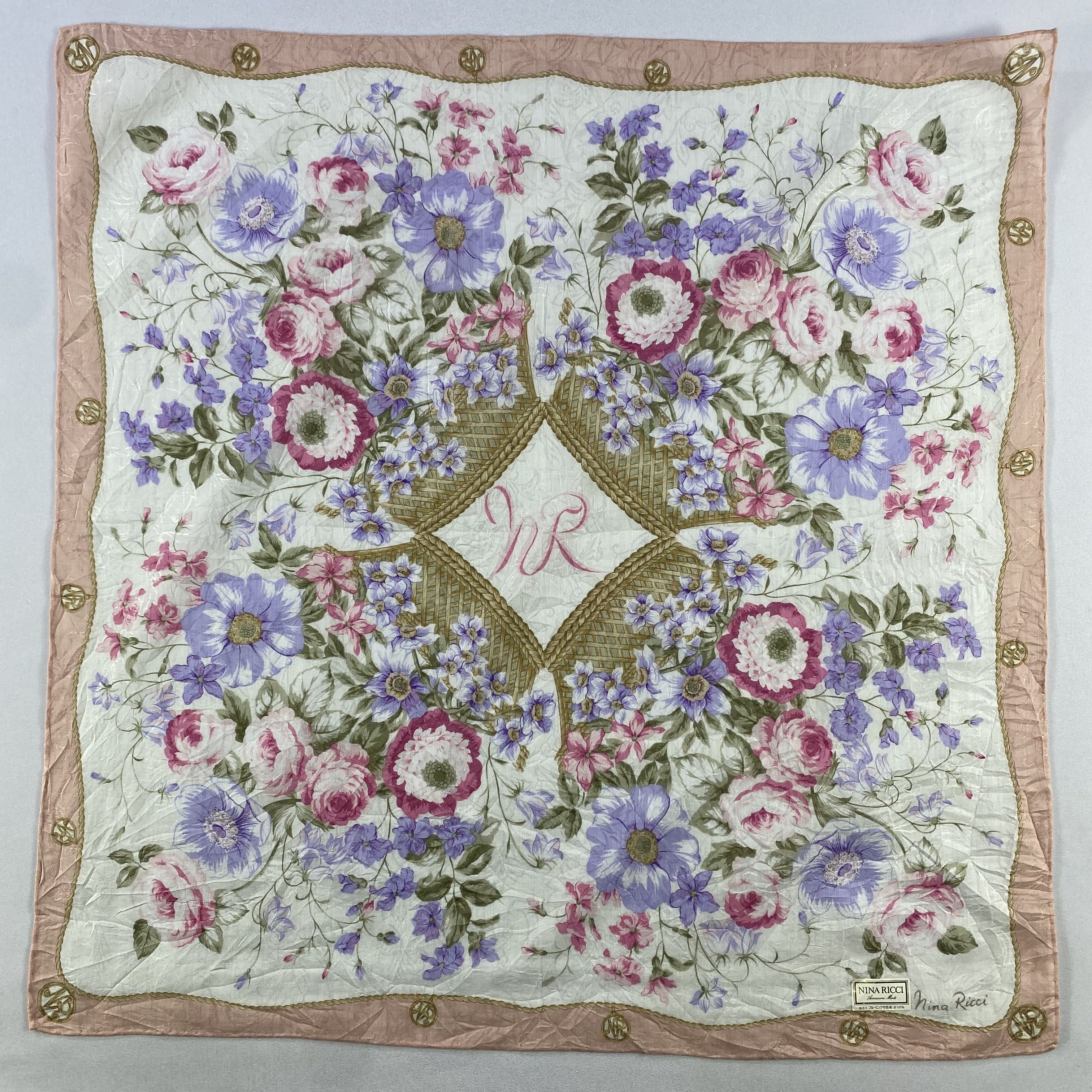 Vintage NWT Nina Ricci Bandana/ Handkerchief / Neckerchief Size ONE SIZE - 1 Thumbnail