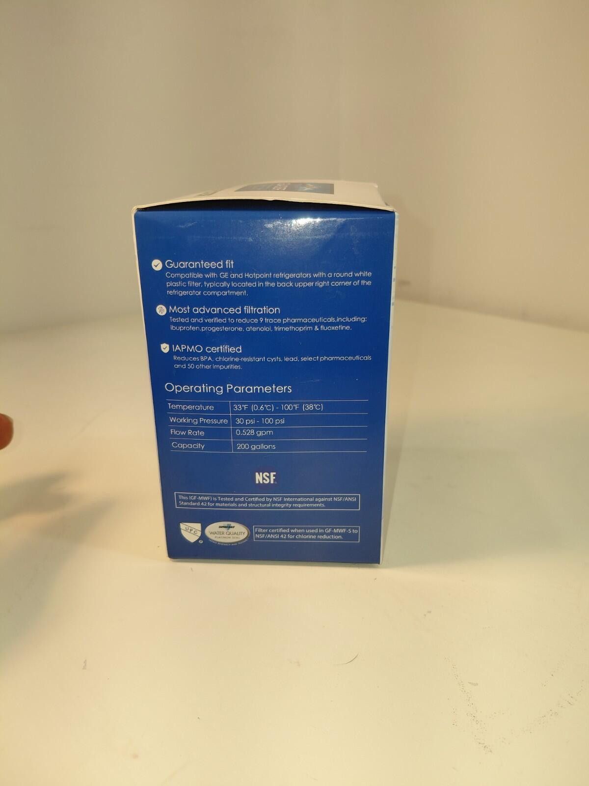 Other 1 Glacier Water FilterGF-MWF Ice & Water Refrigerator Filter Size ONE SIZE - 3 Thumbnail