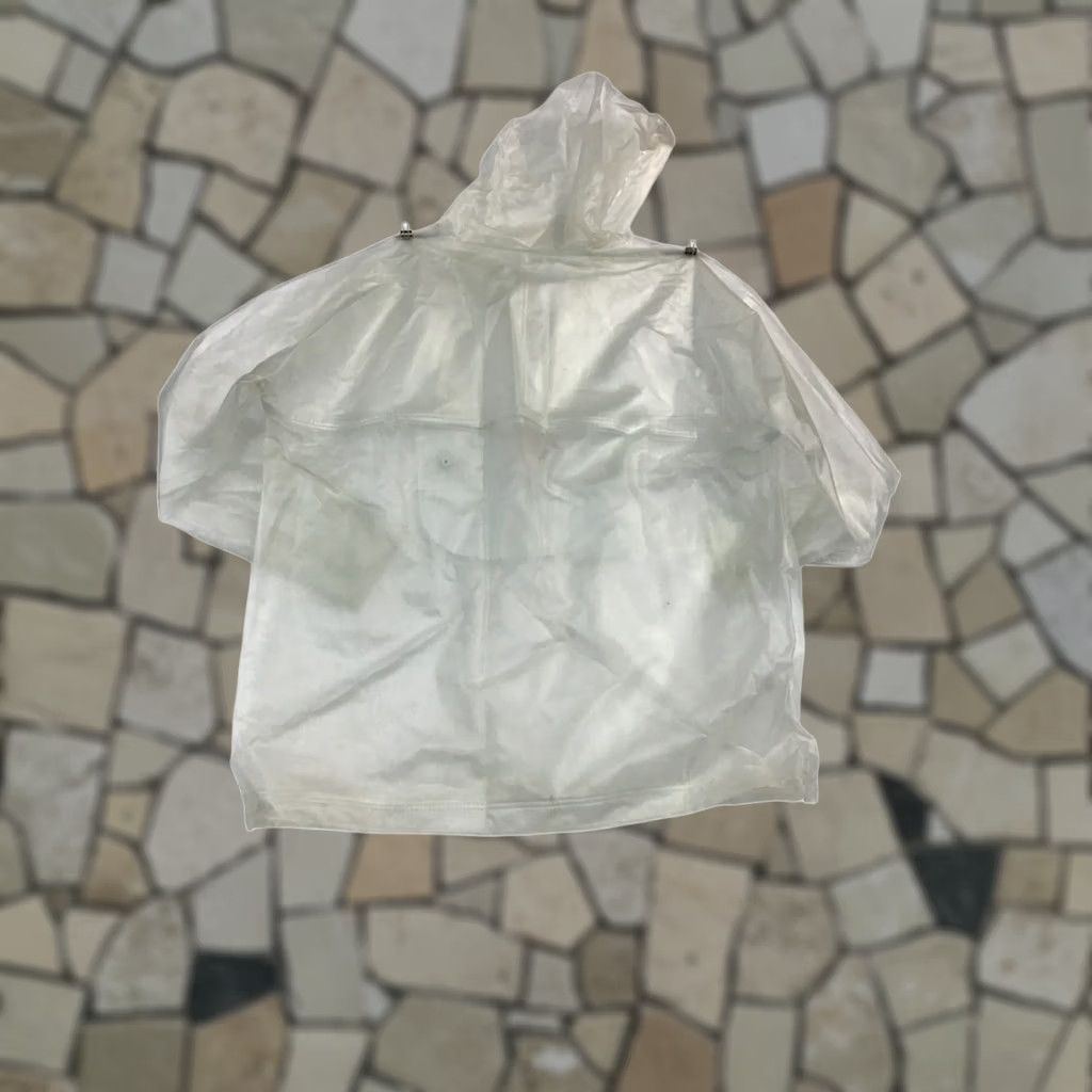 Calvin Klein VINTAGE Calvin Klein Rain Coat Jacket Clear XL Womens Rain Coat PVC 100% Outer Shell CK Windbreaker 2012 Size XL / US 12-14 / IT 48-50 - 1 Thumbnail