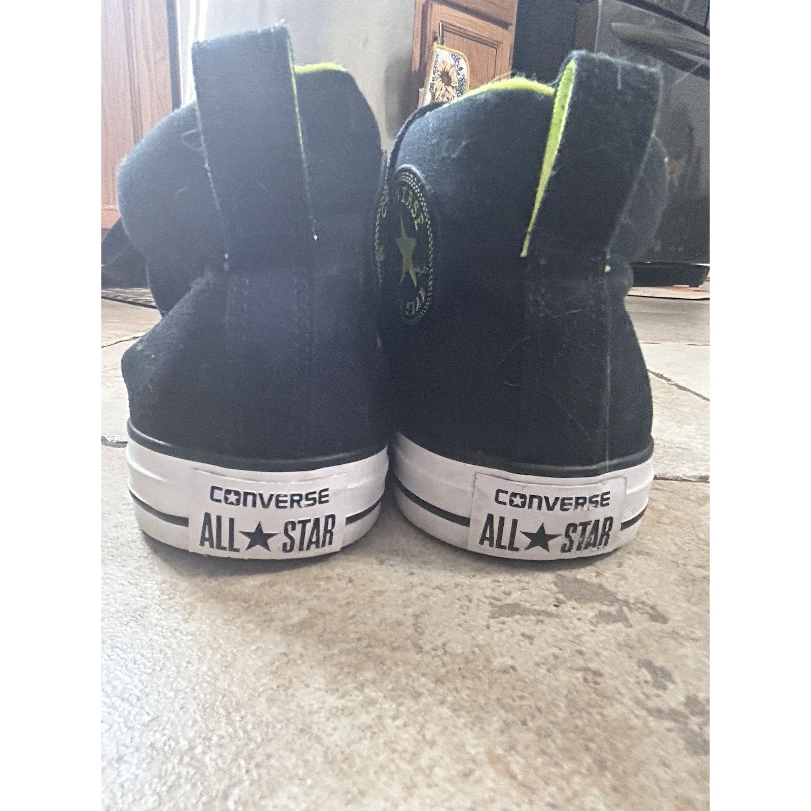 Converse converse high tops Men 9.5 Black And Green Style 154881F Size US 9.5 / EU 42-43 - 4 Thumbnail