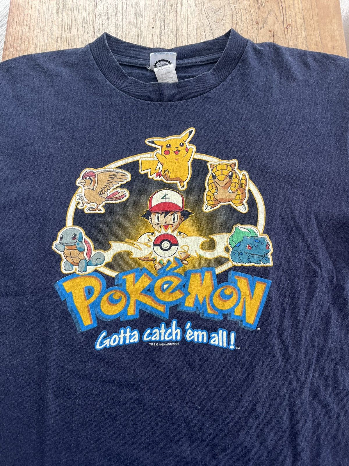 Vintage Vintage POKEMON Nintendo 1999’s ( Kid Size) Tshirt Size US L / EU 52-54 / 3 - 3 Thumbnail